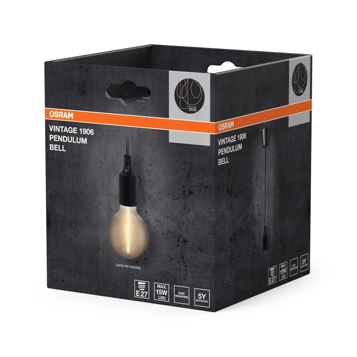 OSRAM Vintage 1906 PenduLum Bell Black - Image 2