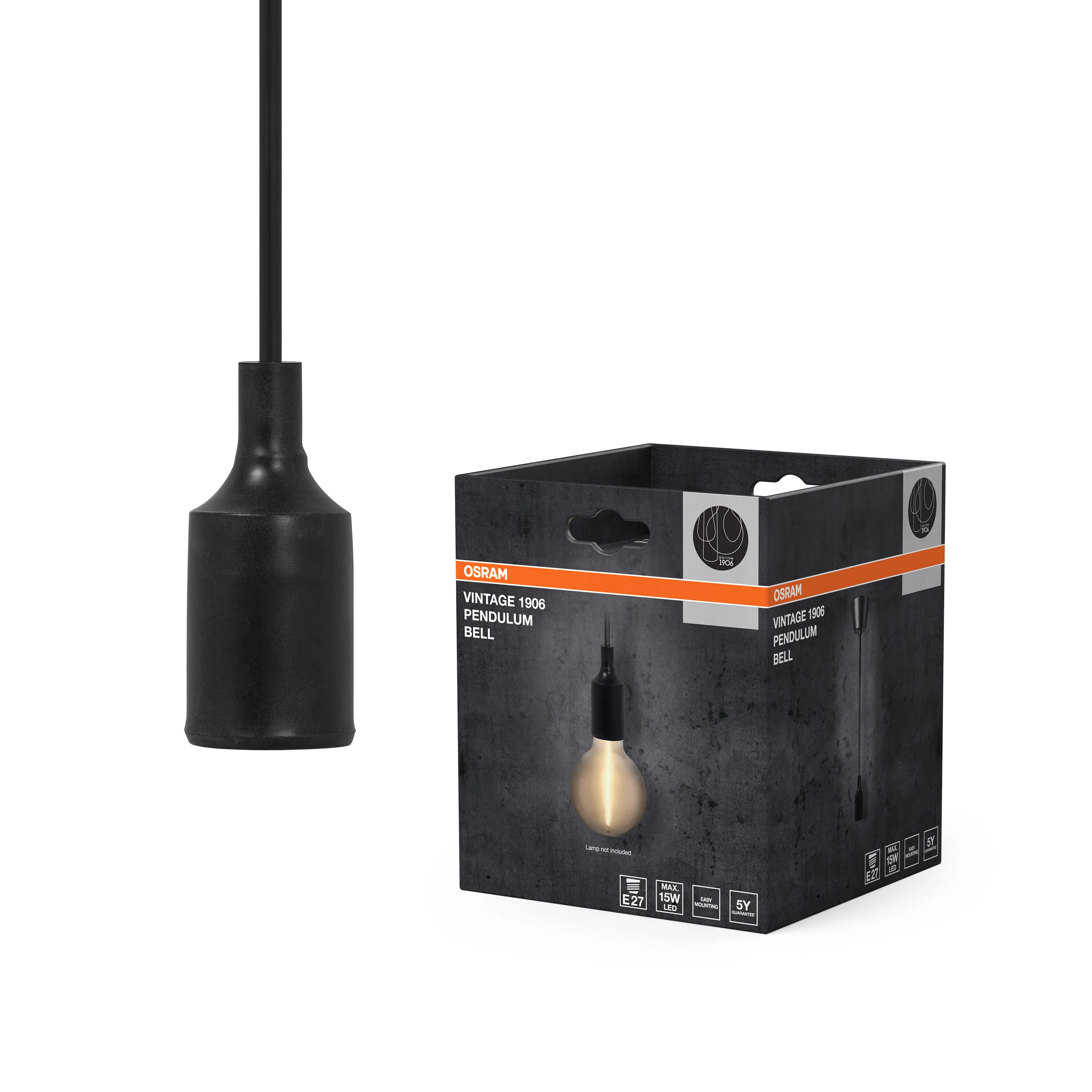 OSRAM Vintage 1906 PenduLum Bell Black - Image 5