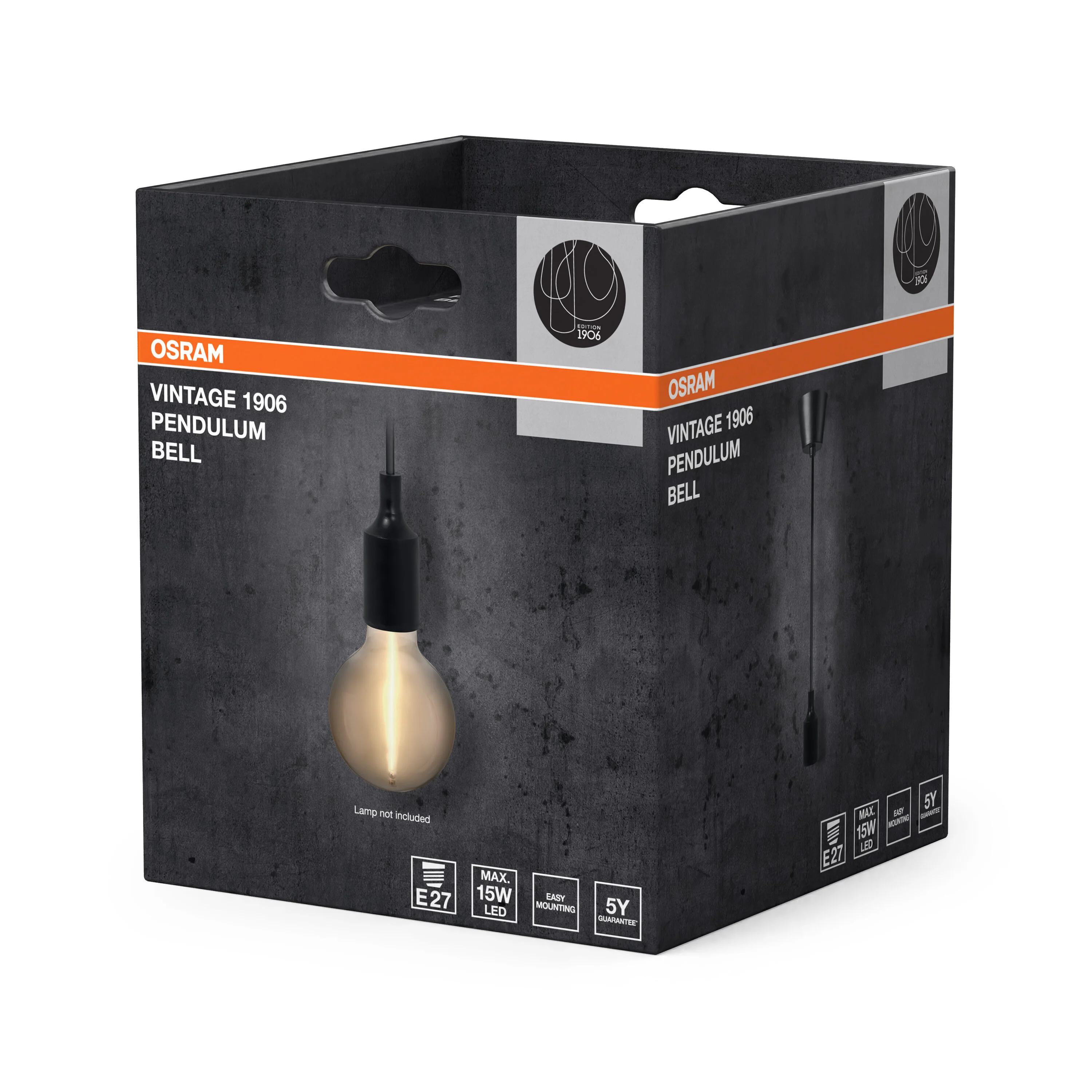 OSRAM Vintage 1906 PenduLum Bell Black - Image 6