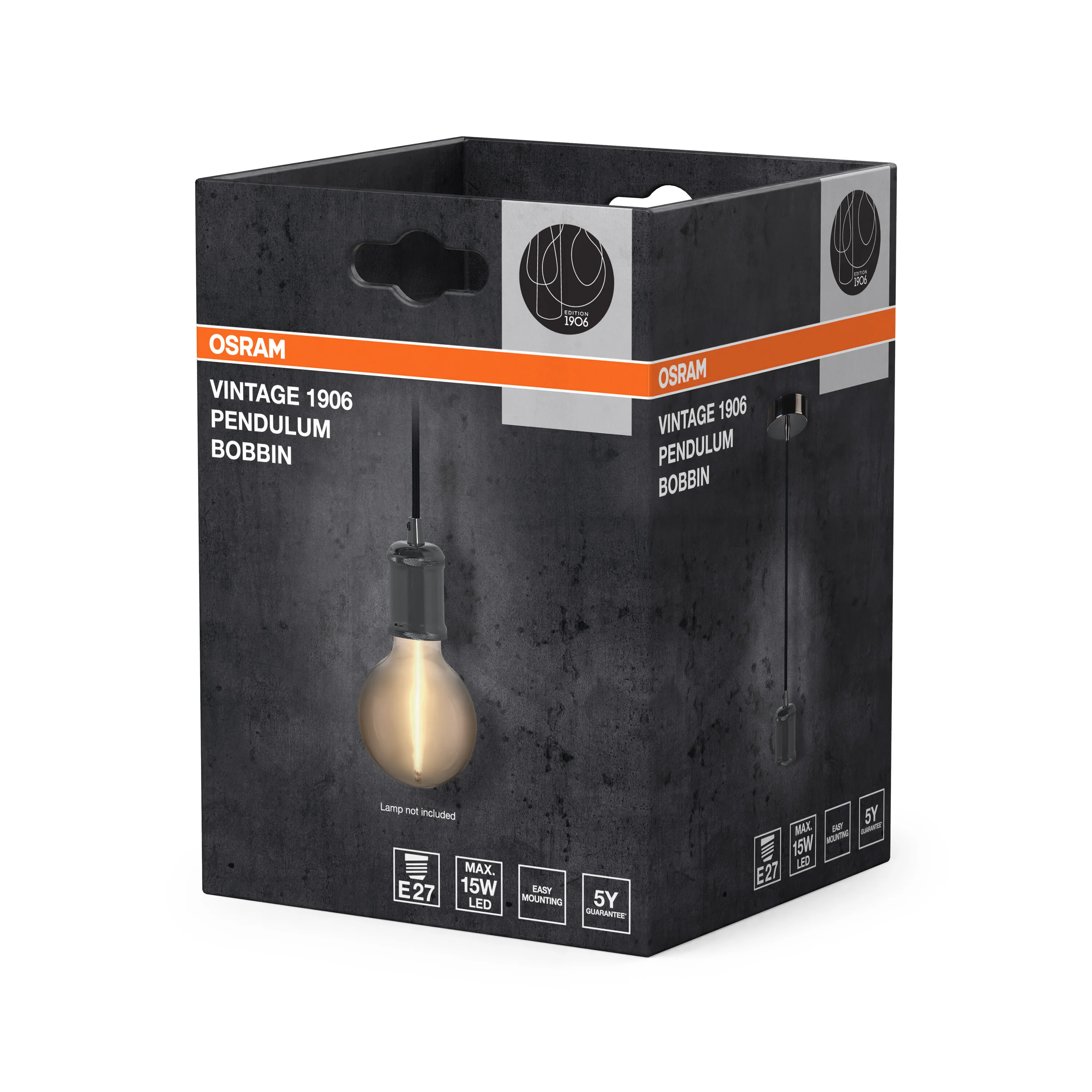 OSRAM Vintage 1906 PenduLum Bobbin Gun Metal - Image 6