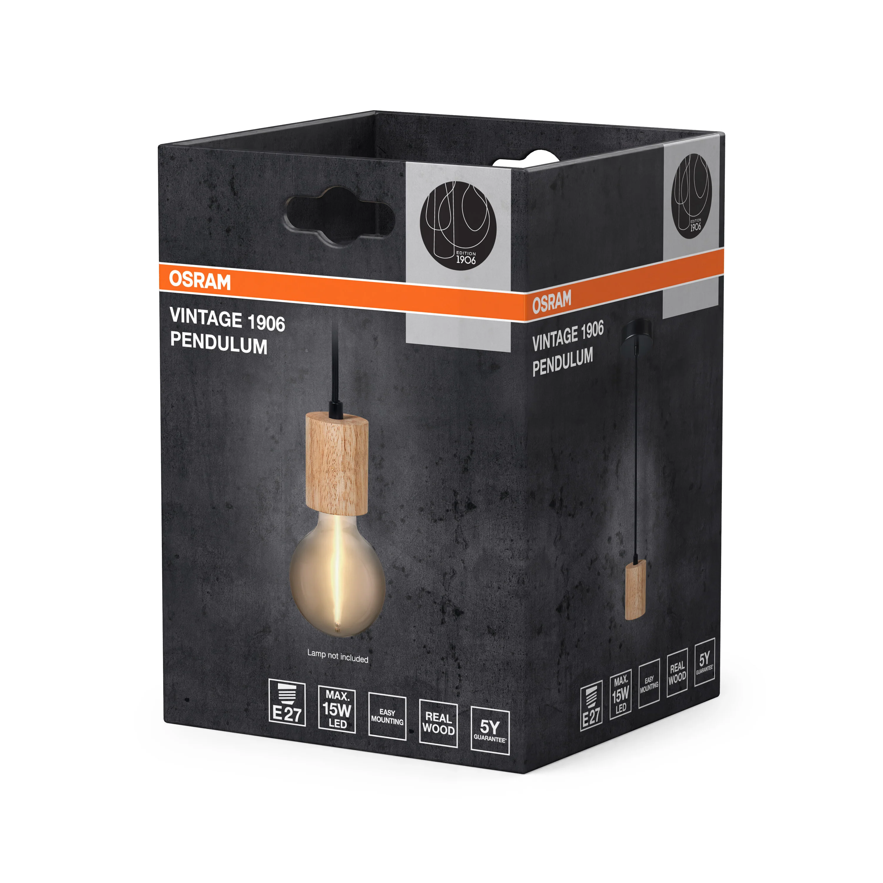 OSRAM Vintage 1906 PenduLum Cylinder Wood - Image 6