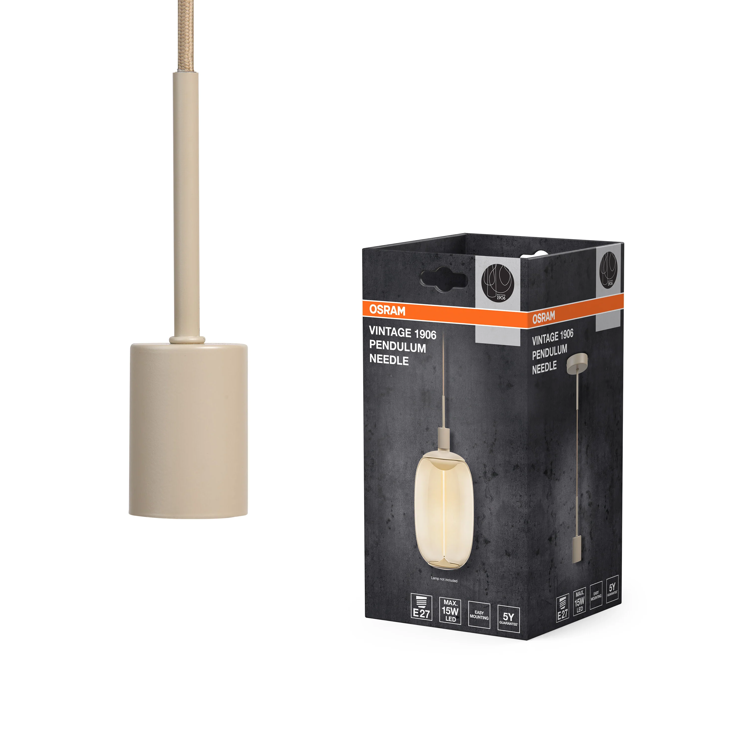 OSRAM Vintage 1906 PenduLum Needle Beige - Image 5