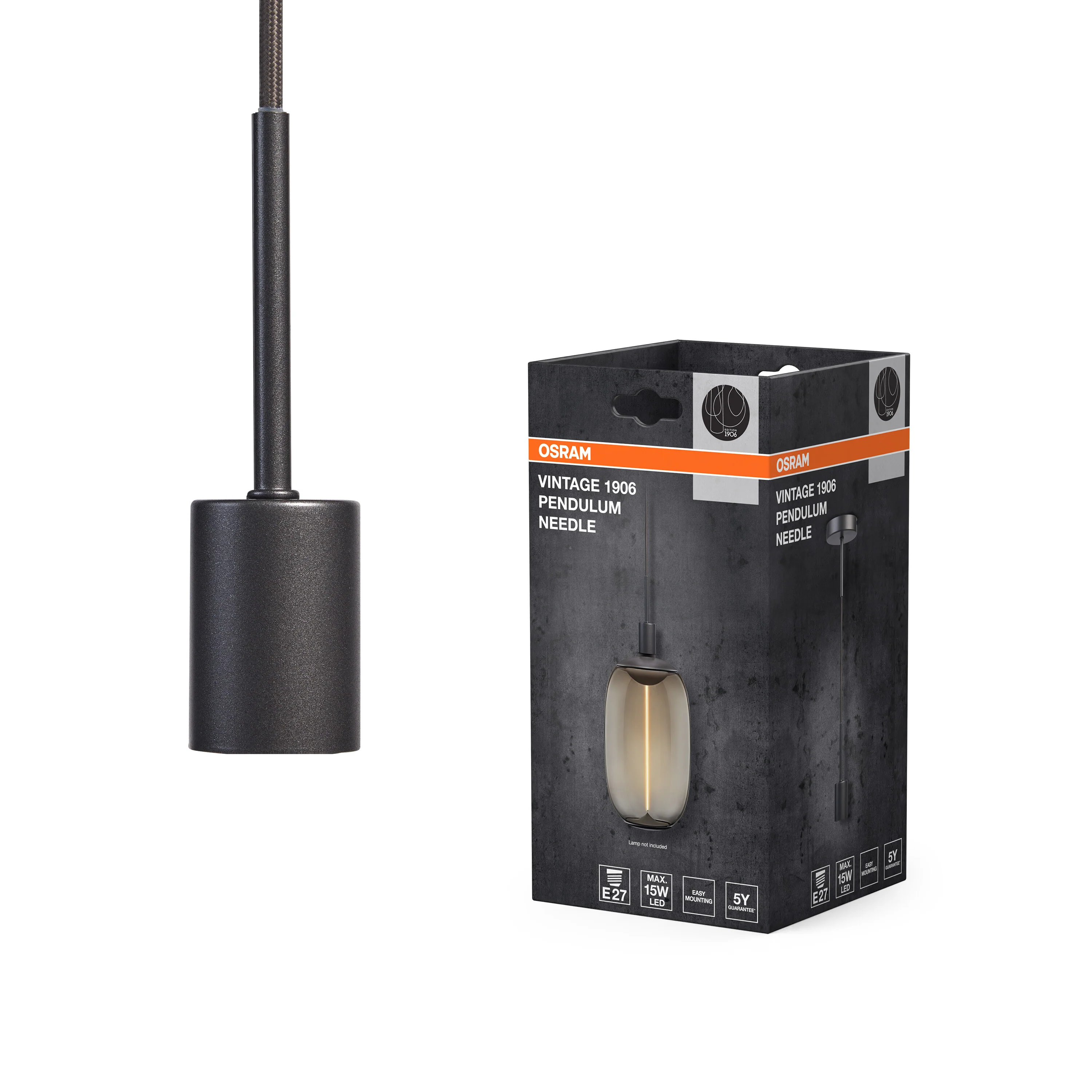 OSRAM Vintage 1906 PenduLum Needle Dark Grey - Image 5