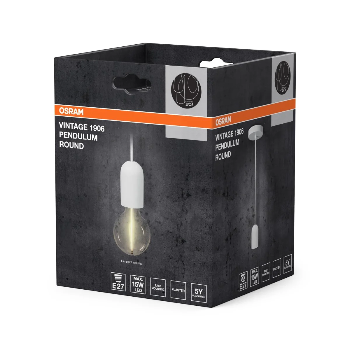 OSRAM Vintage 1906 PenduLum Round Plaster White - Image 2