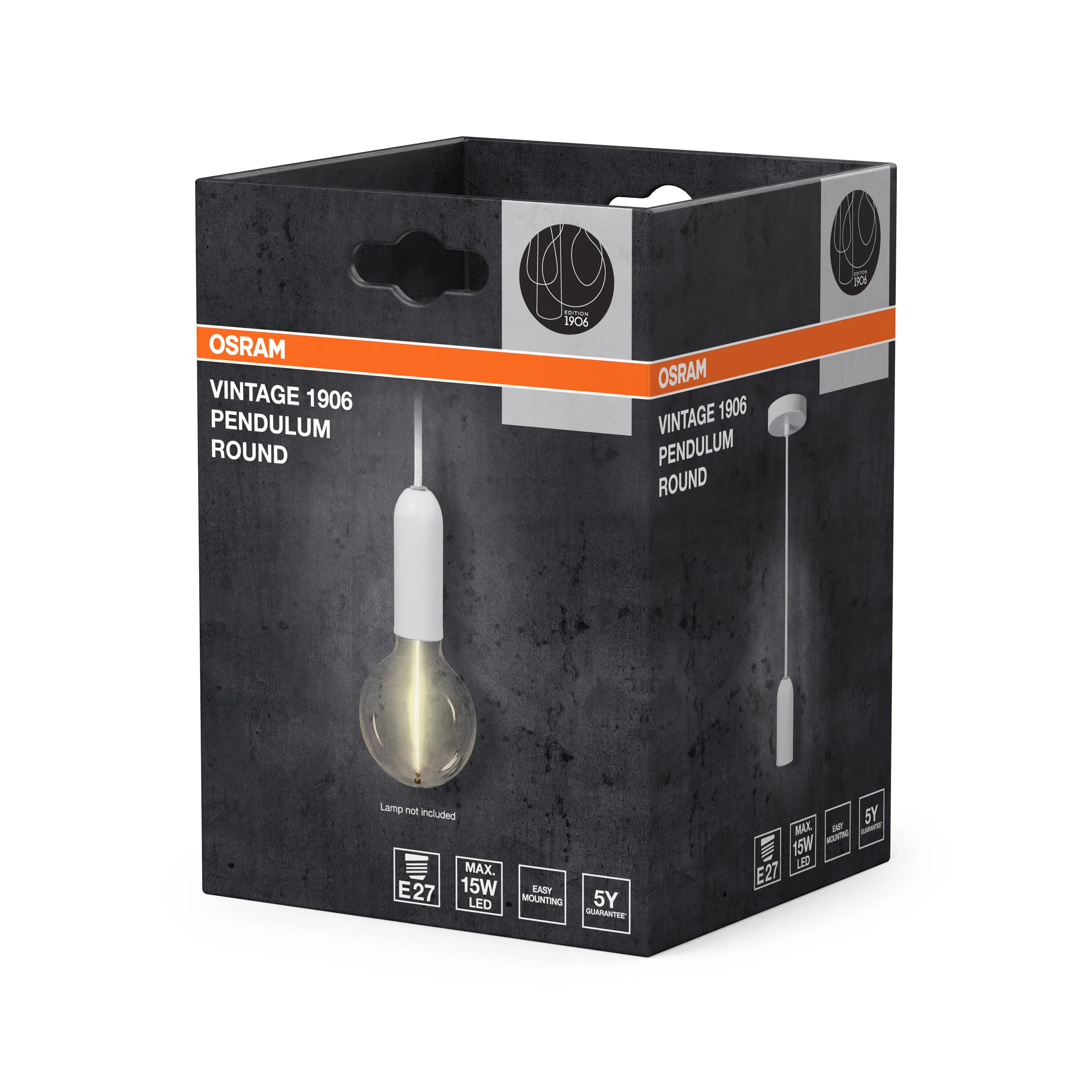 OSRAM Vintage 1906 PenduLum Round White - Image 7