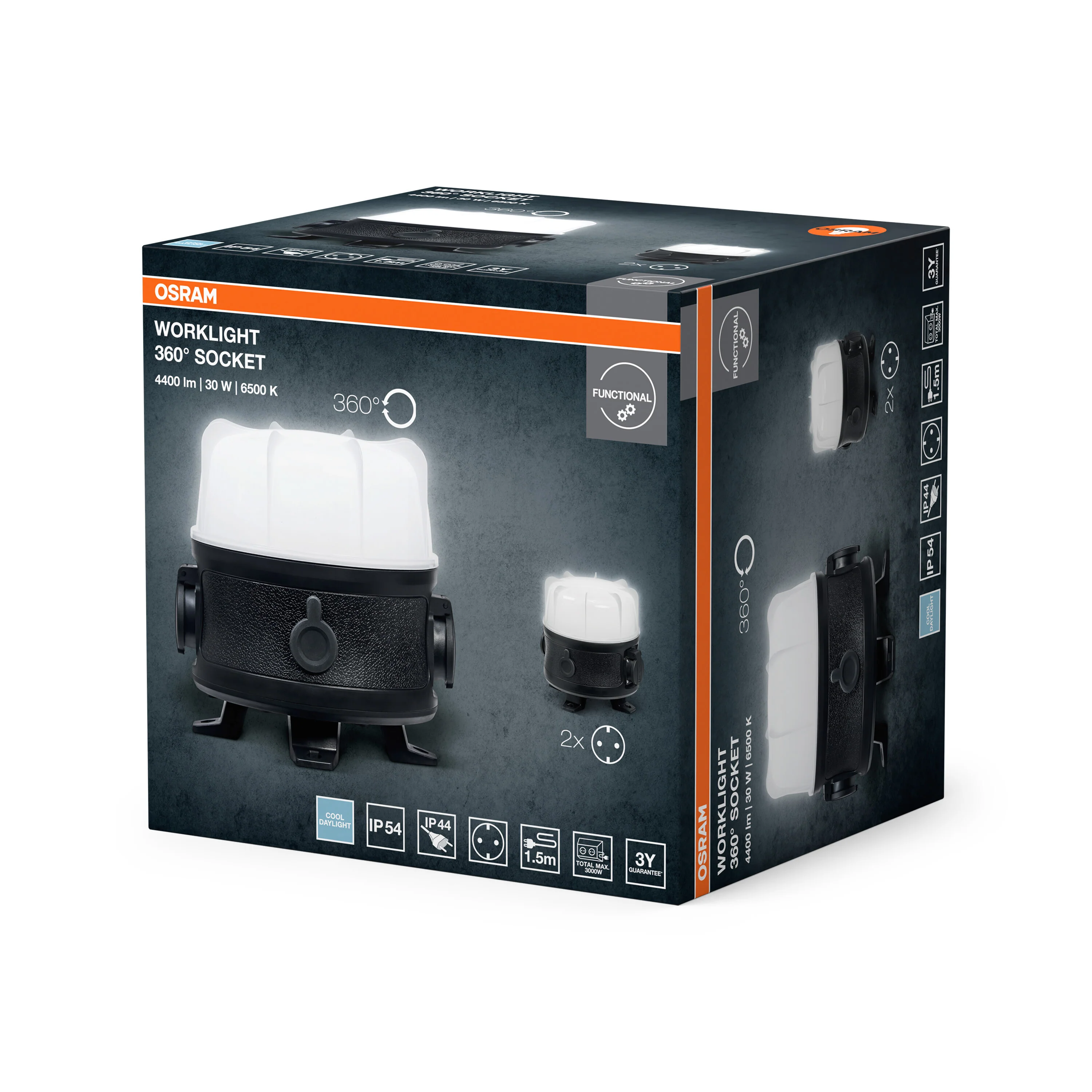 OSRAM WORKLIGHT VALUE 360° SOCKET 30W 865 - Image 6