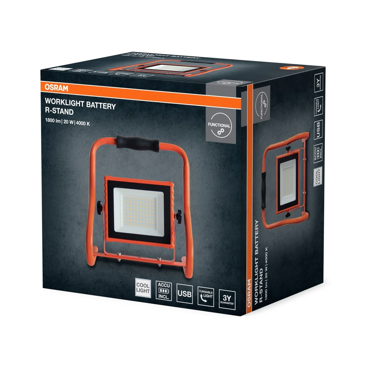 OSRAM WORKLIGHTS BATTERY 20 W 4000K - Image 2