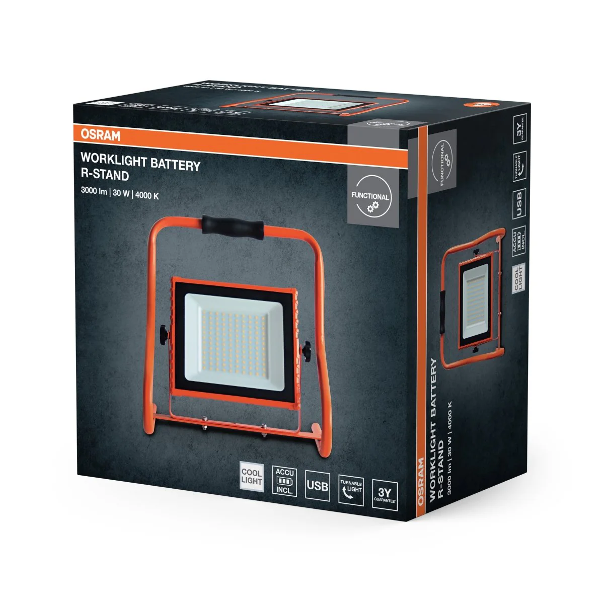 OSRAM WORKLIGHTS BATTERY 30 W 4000K - Image 2