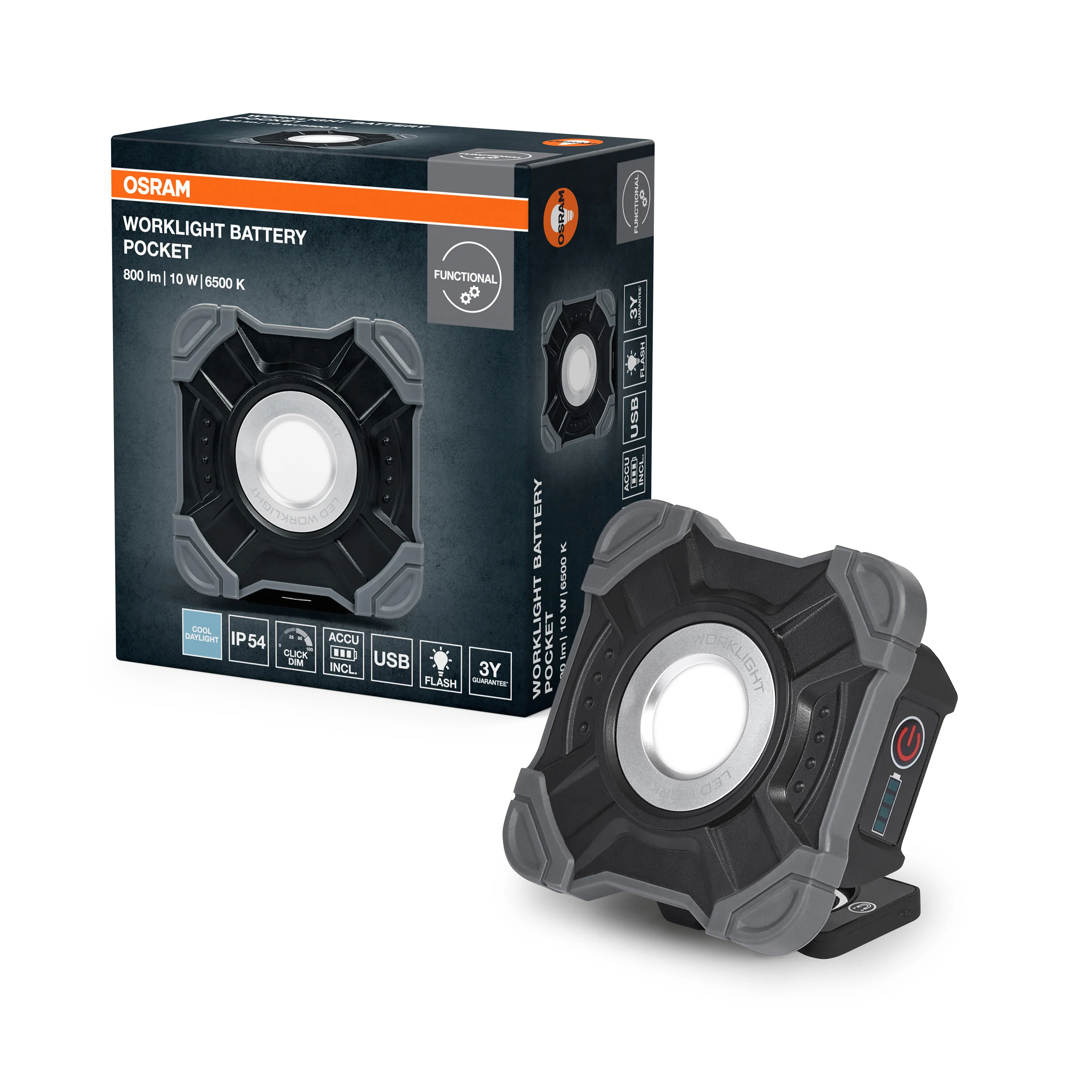 OSRAM WORKLIGHTS VALUE BATTERY 10W 865 - Image 5