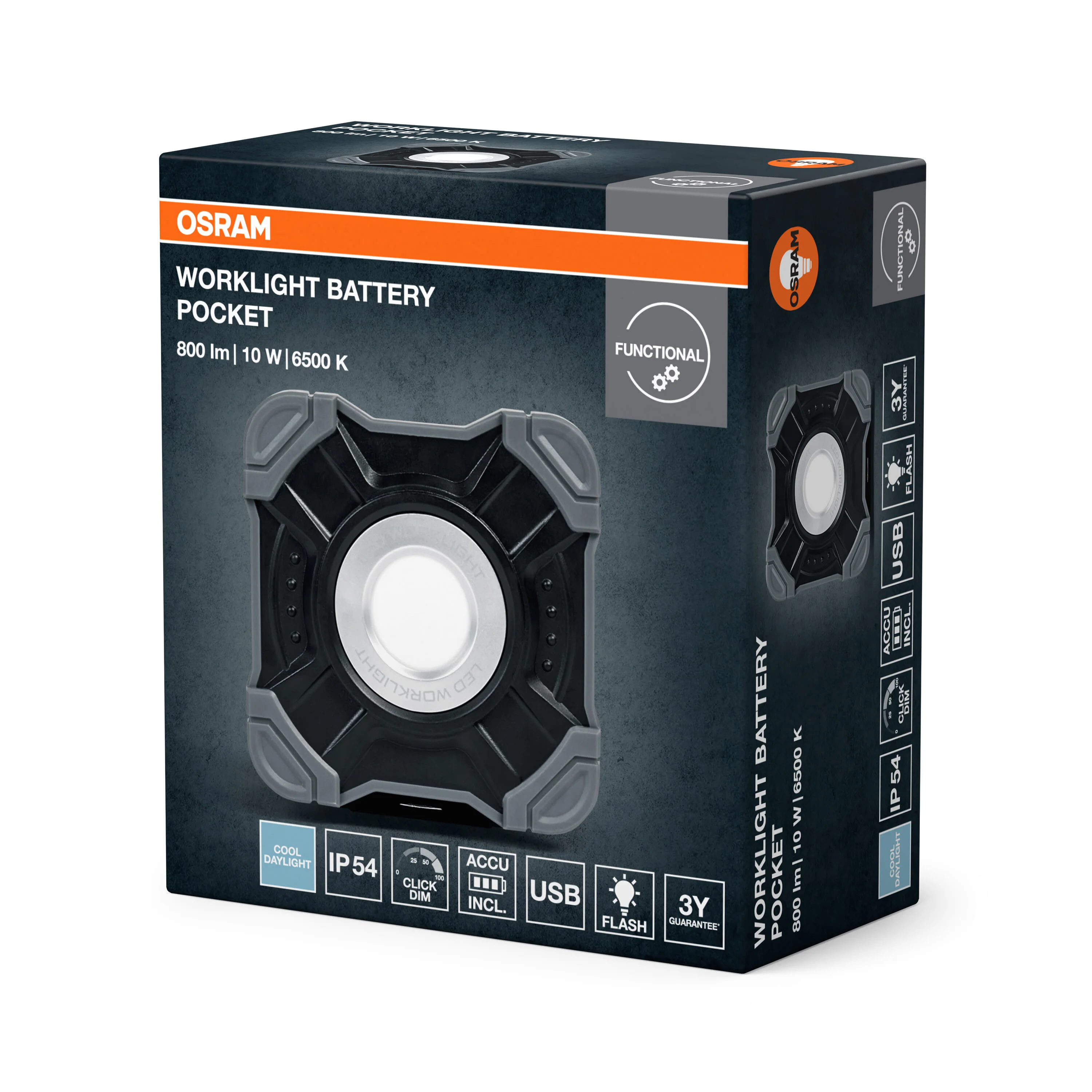 OSRAM WORKLIGHTS VALUE BATTERY 10W 865 - Image 6