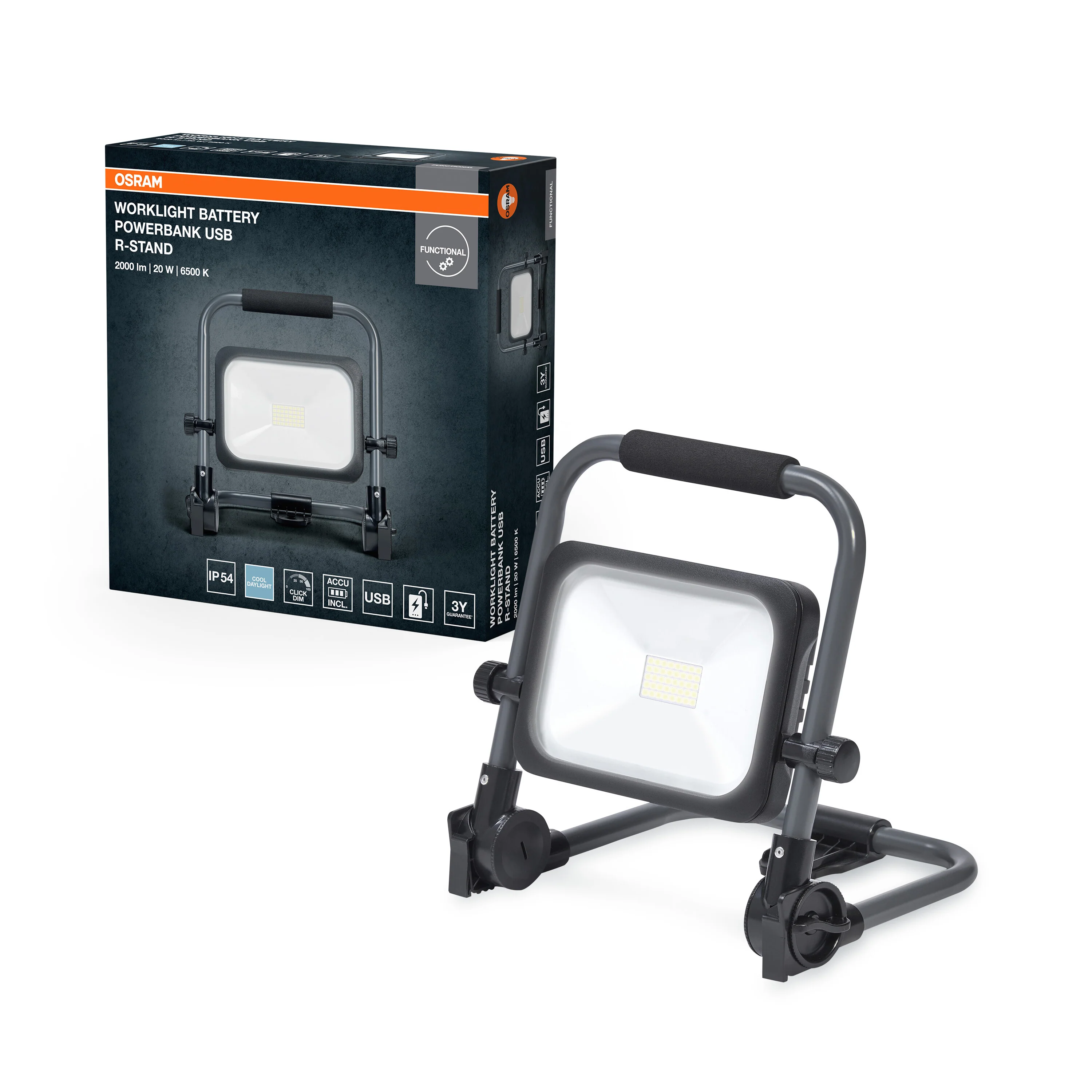 OSRAM WORKLIGHTS VALUE BATTERY 20W 865 - Image 5