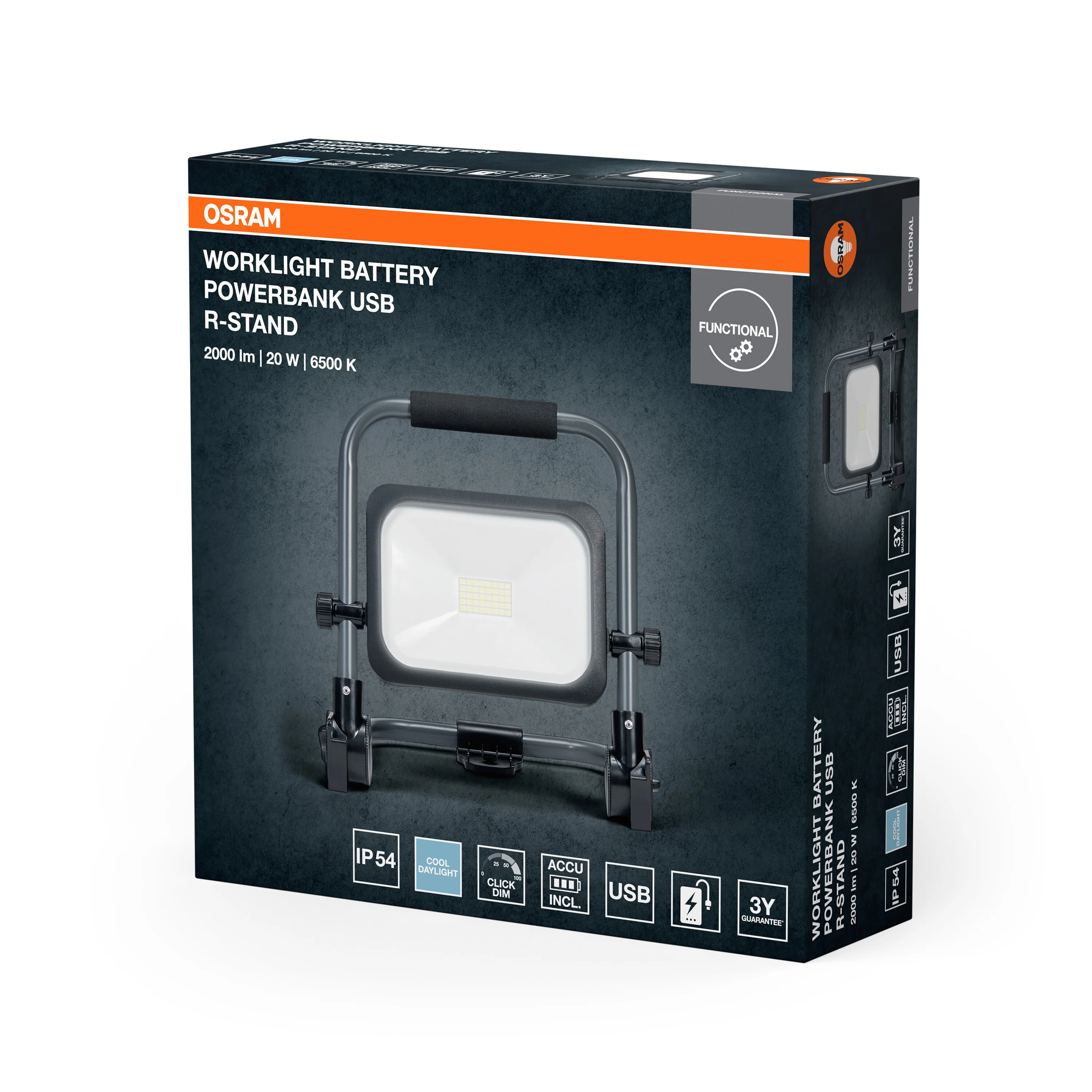 OSRAM WORKLIGHTS VALUE BATTERY 20W 865 - Image 6