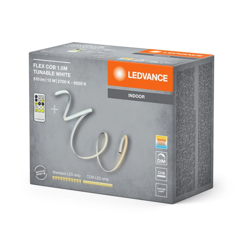 Pasek COB ze zmianą CCT pilot 13W 2700…6500K 510lm - Image 3