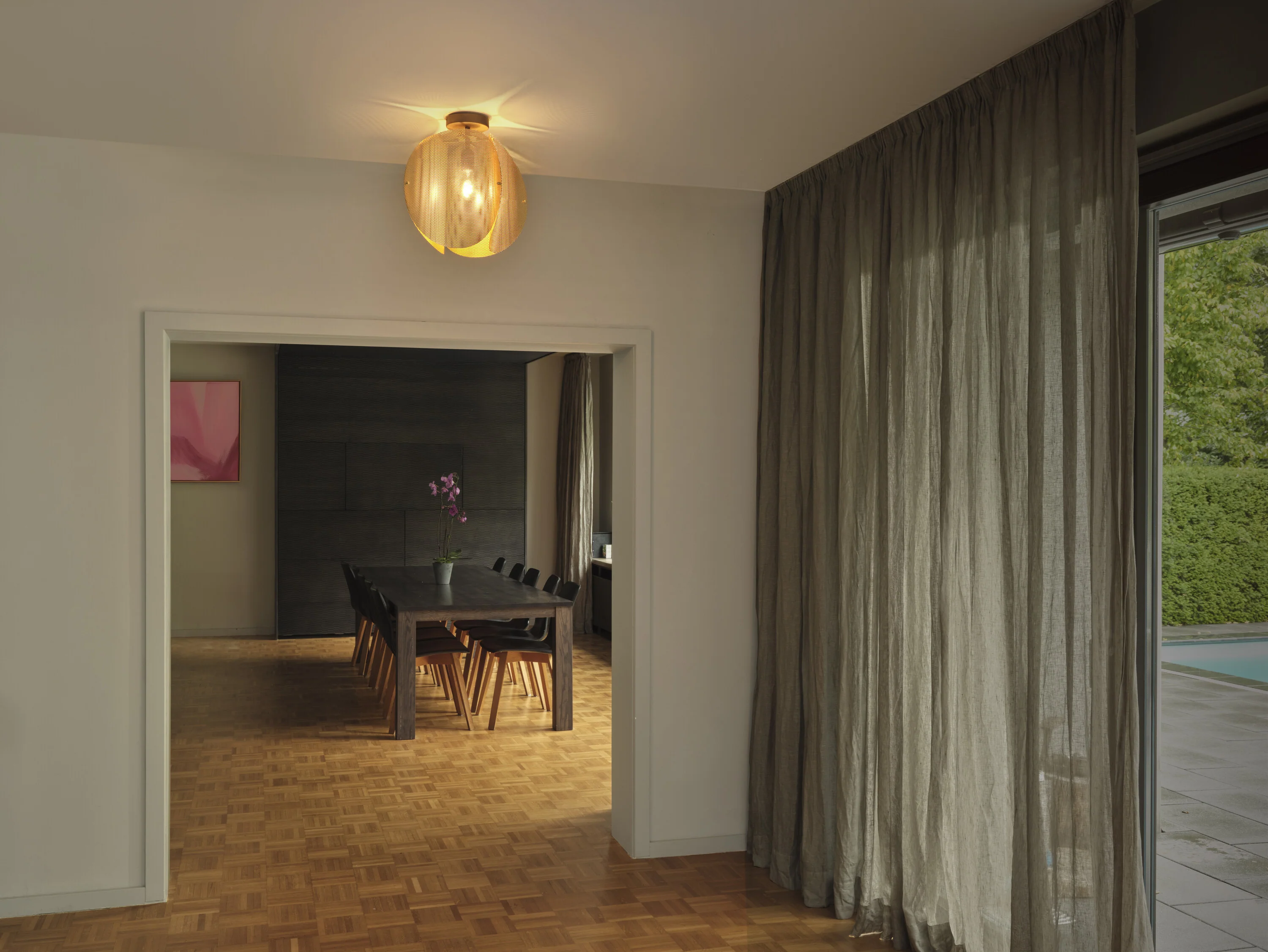 Plafon LED OSRAM Decor Folded Globe Ceiling E27 Gold - Image 8