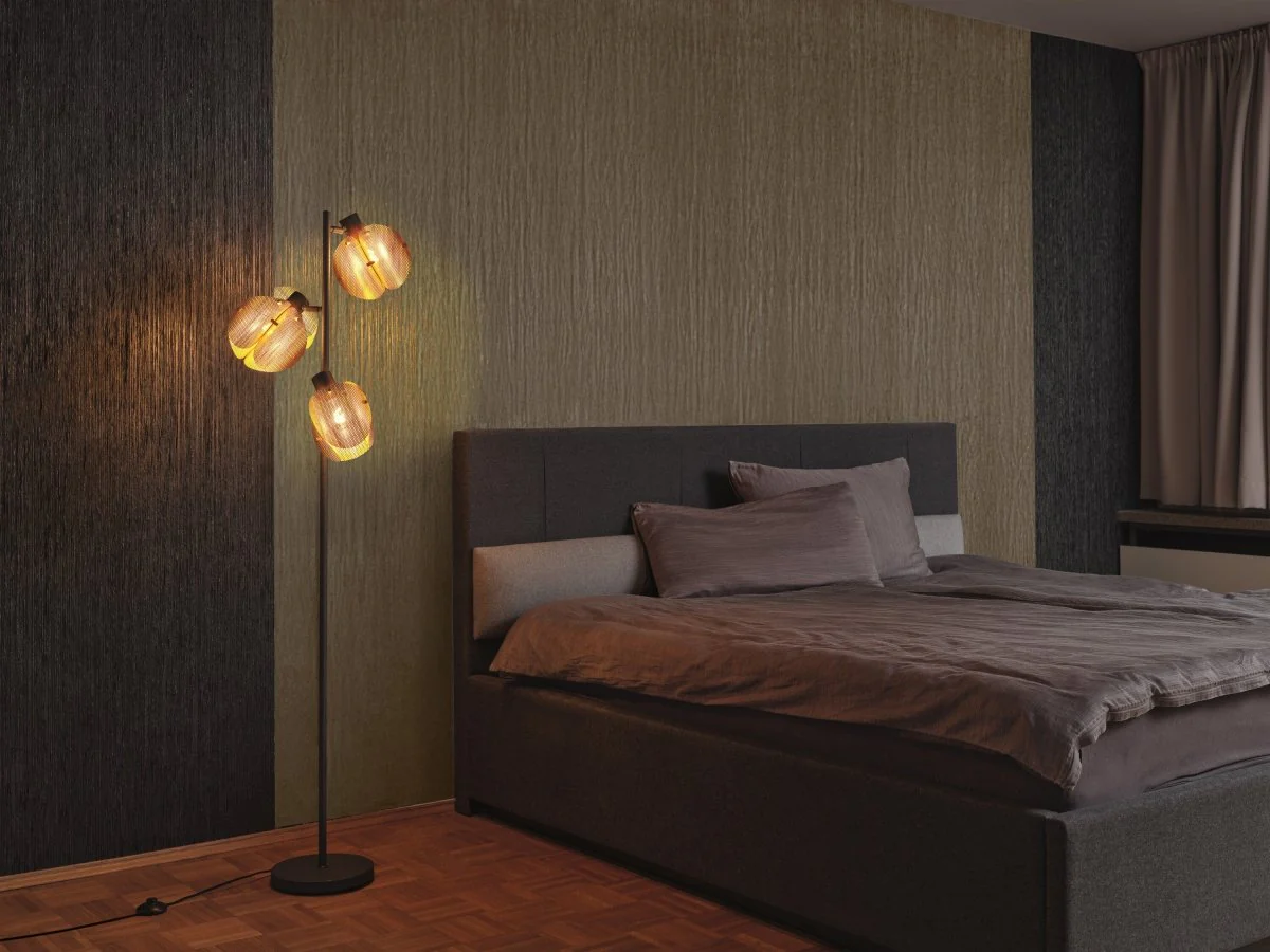 Plafon LED OSRAM Decor Folded Globe Floor 3xE27 Gold - Image 4