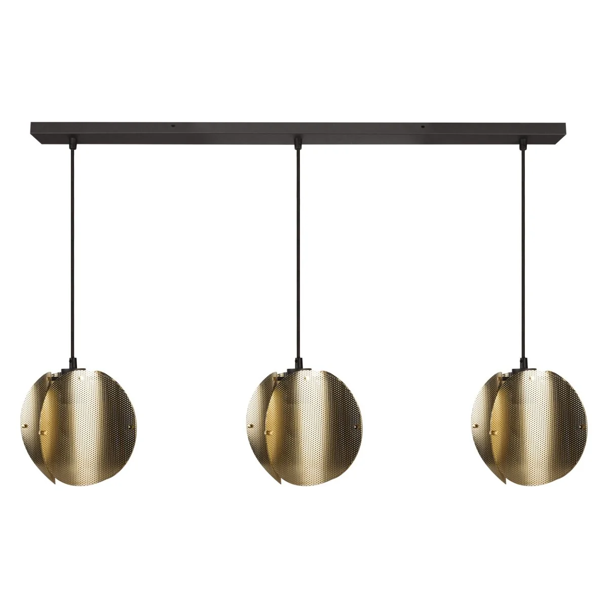 Plafon LED OSRAM Decor Folded Globe Pendant Linear 3xE27 Gold - Image 3