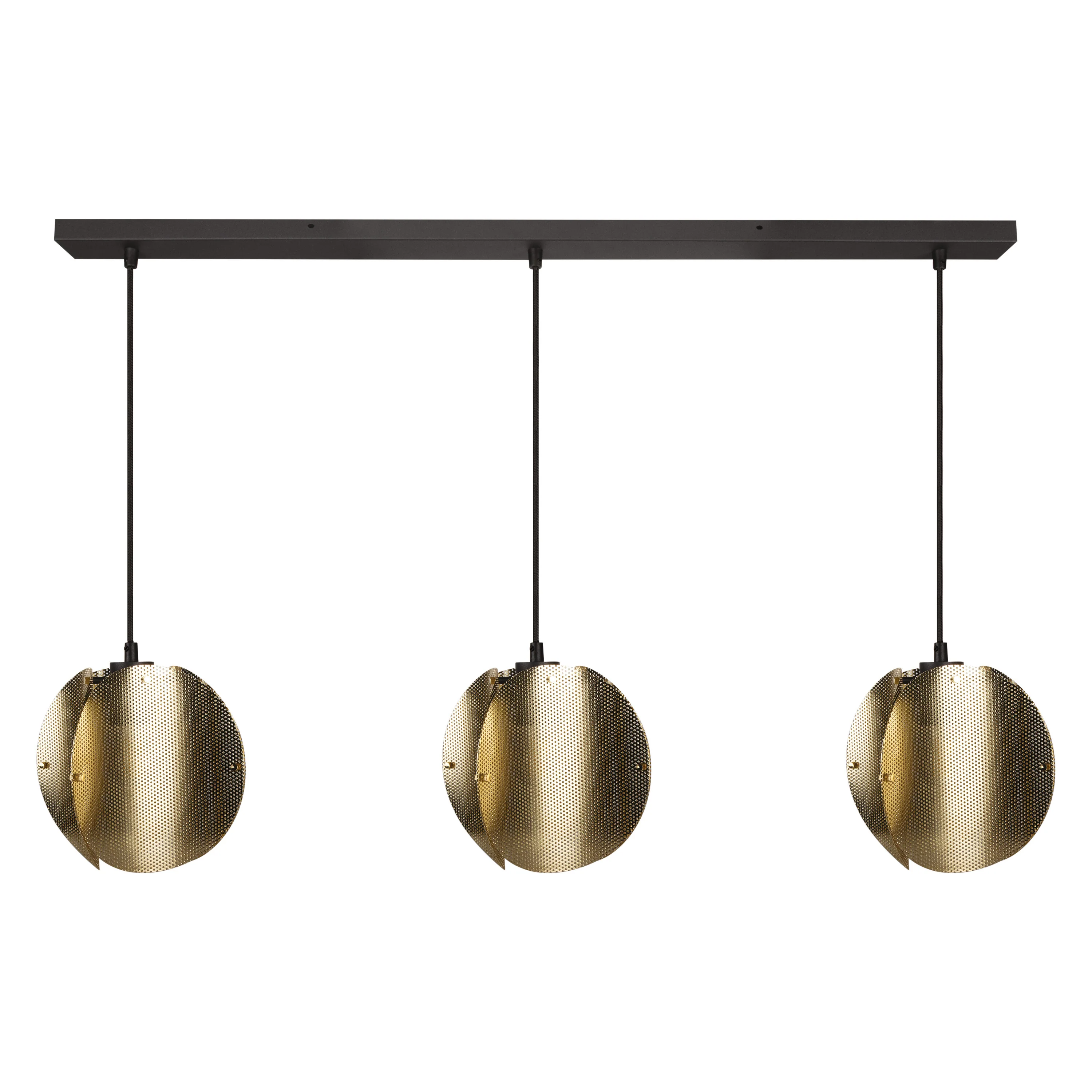 Plafon LED OSRAM Decor Folded Globe Pendant Linear 3xE27 Gold - Image 7