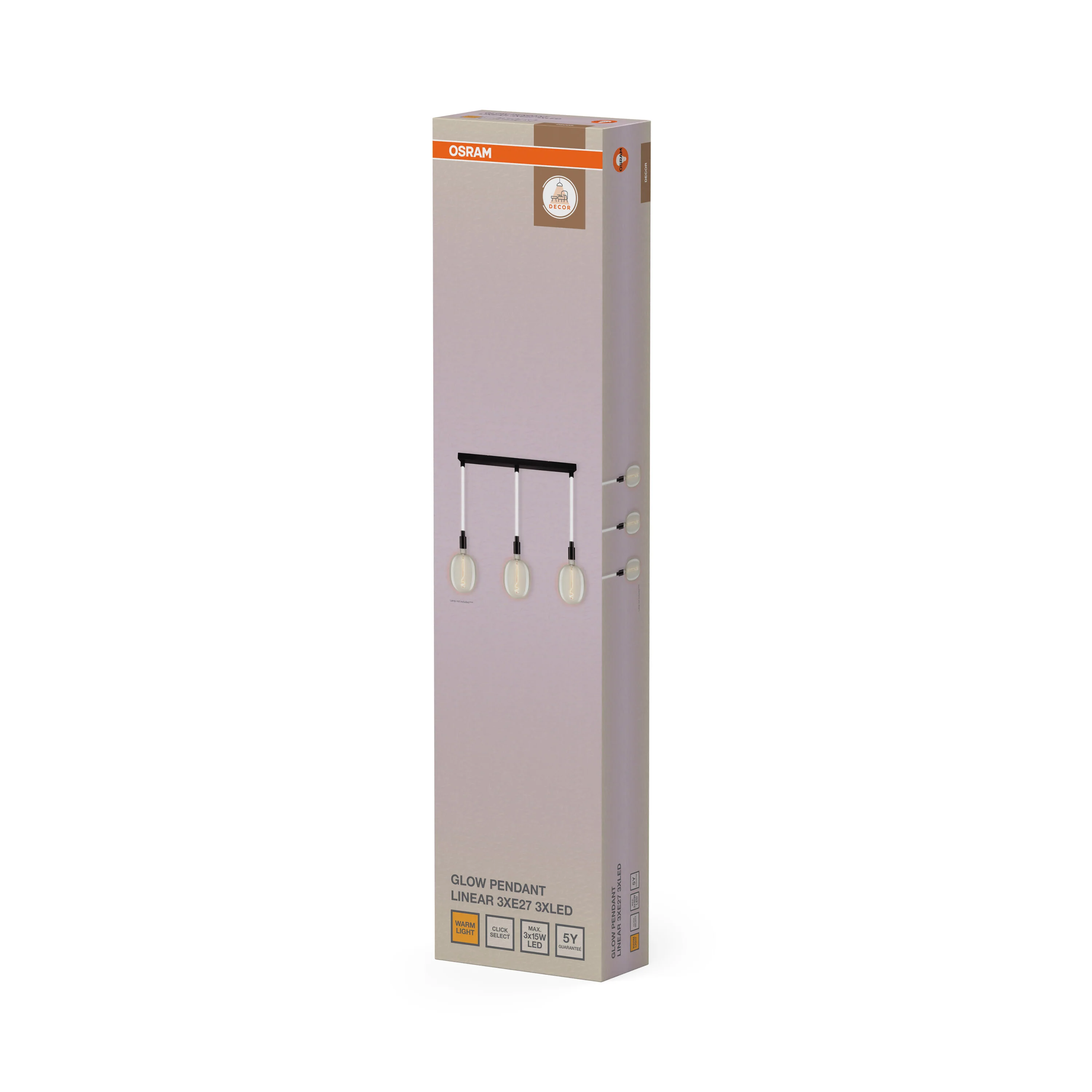 Plafon LED OSRAM Decor Glow Pendant Linear 3xE27 Select - Image 6