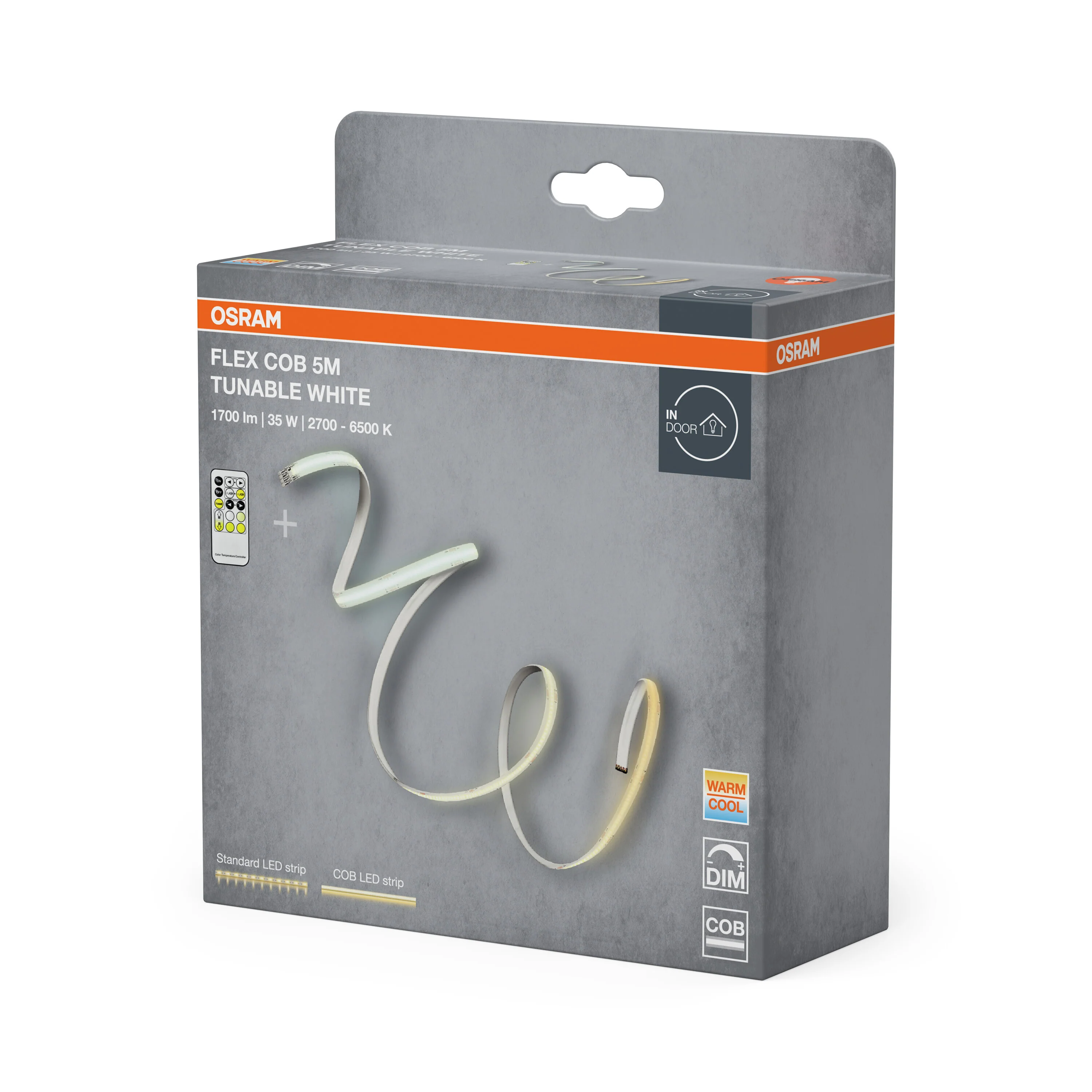 Plafon LED OSRAM Flex COB 5M TW + RC - Image 6