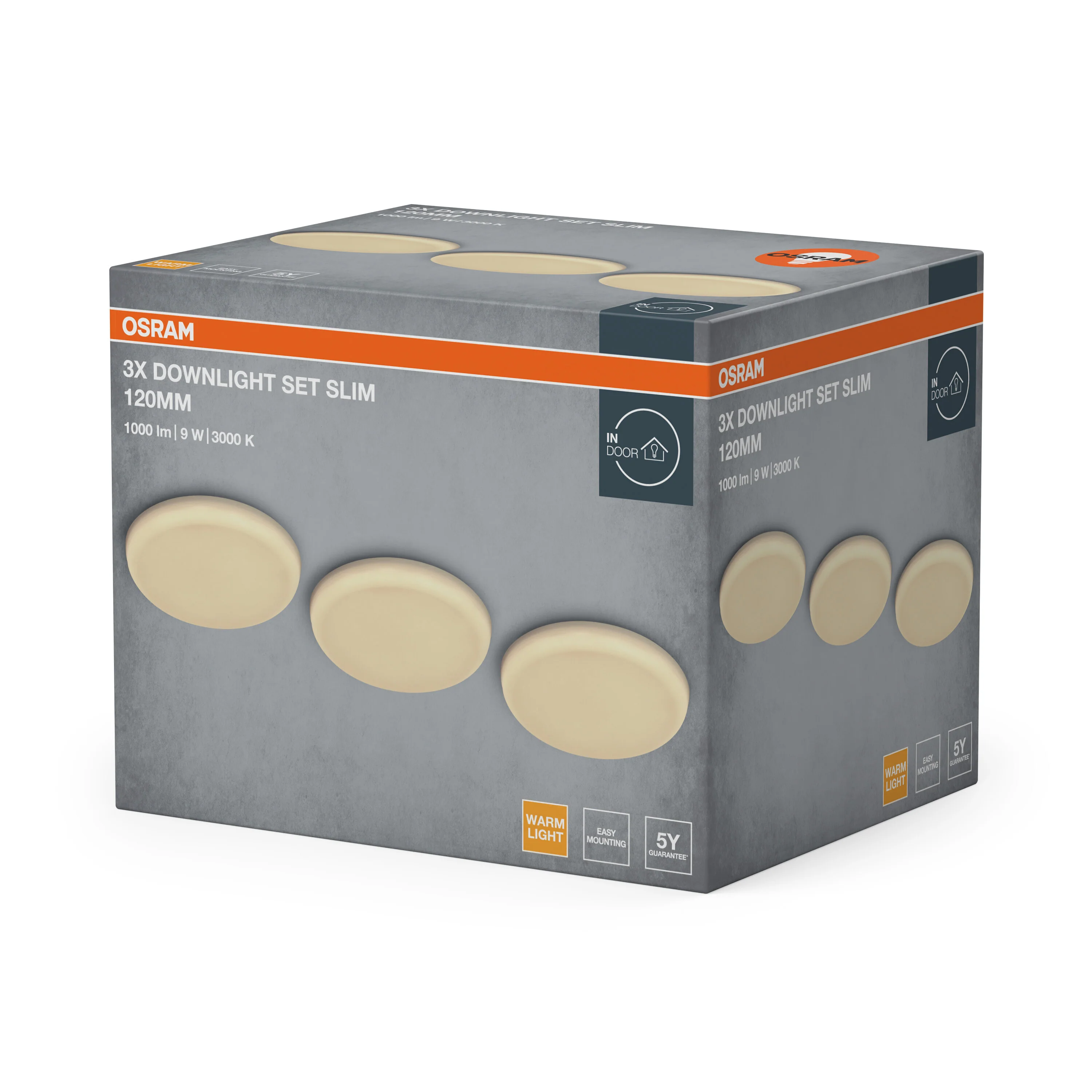 Plafon LED OSRAM LED Downlight Adjustable Cut Out Slim 120mm 9W 830 biały - Image 6