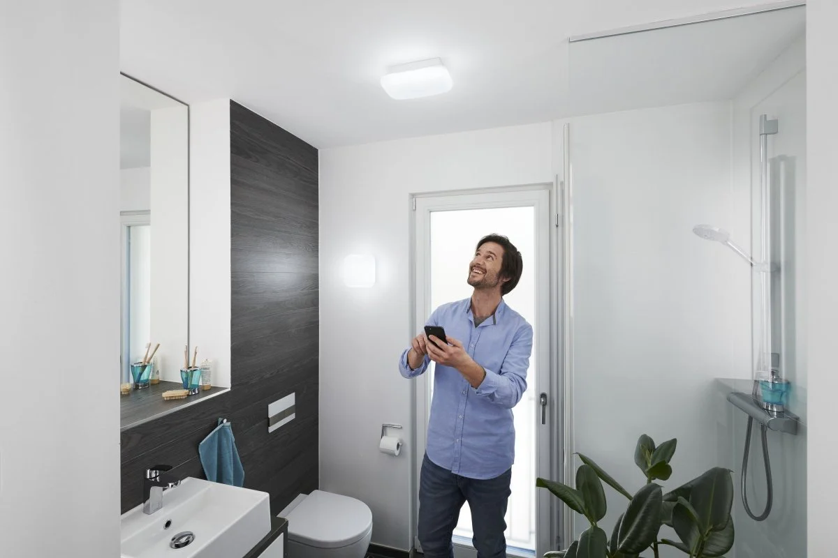 Plafon LED OSRAM SMART+ MATTER Orbis Wall Aqua IP44 200x200mm Tunable biały - Image 7