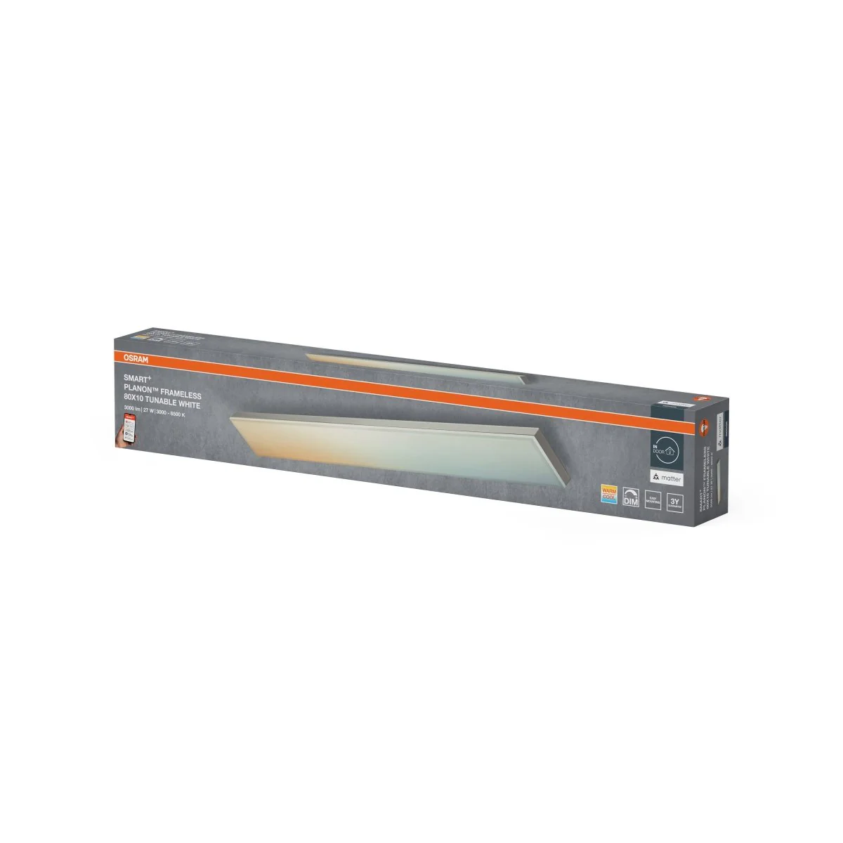 Plafon LED OSRAM SMART+ MATTER Planon Frameless Tunable biały 800x100mm - Image 2
