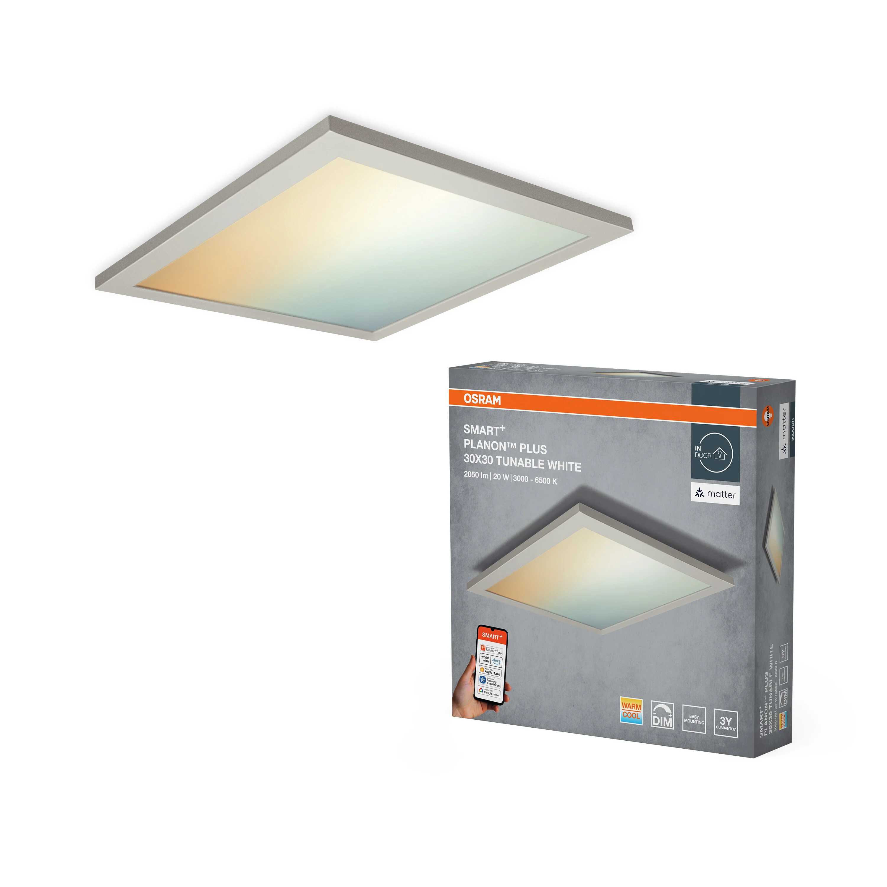 Plafon LED OSRAM SMART+ MATTER Planon Plus Tunable biały 300x300mm - Image 5