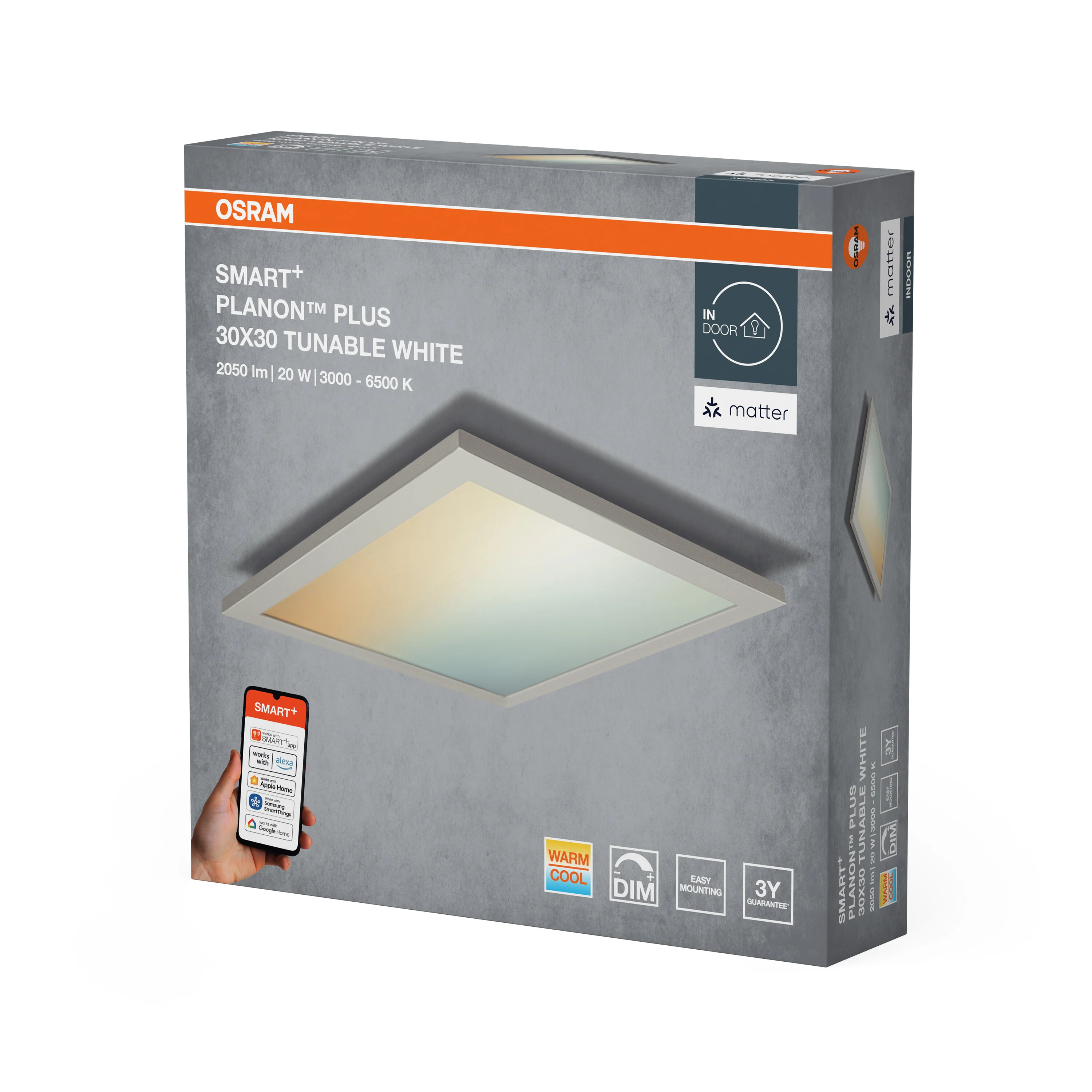 Plafon LED OSRAM SMART+ MATTER Planon Plus Tunable biały 300x300mm - Image 6