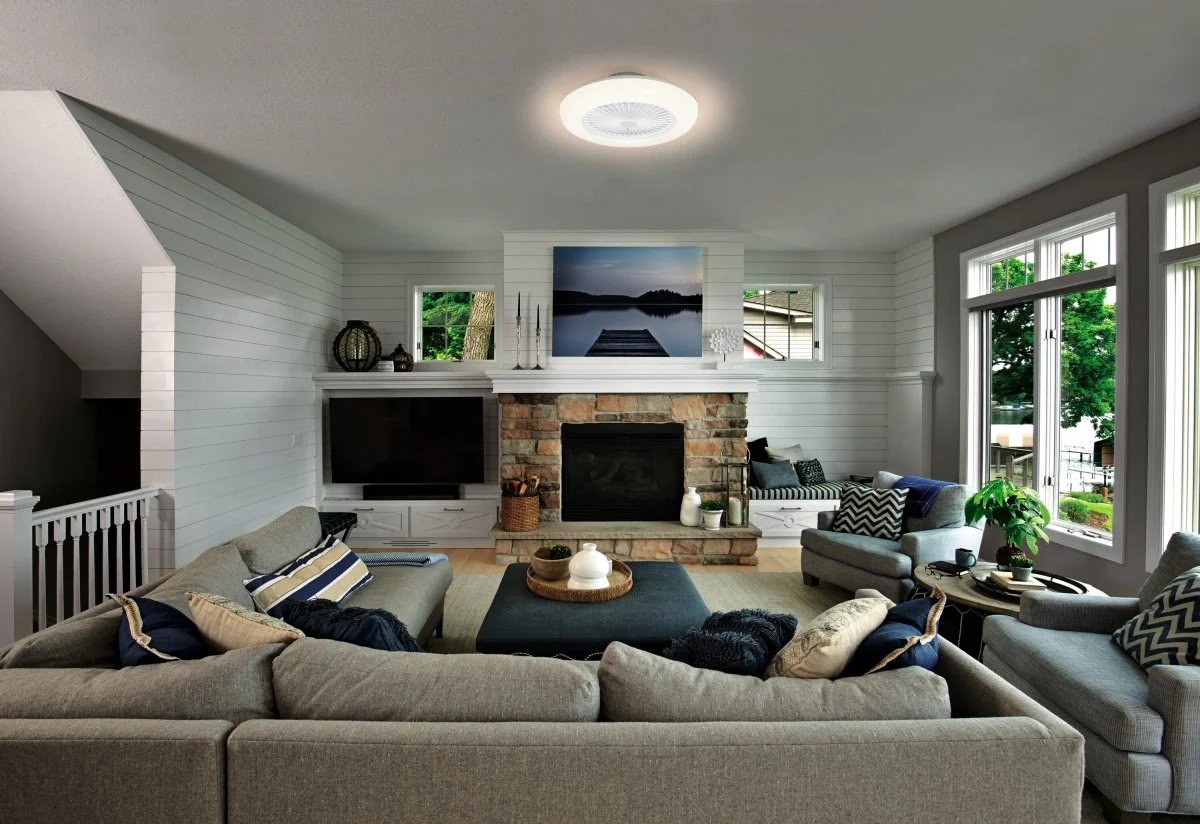 Plafon LED OSRAM SMART+ Wifi Ceiling Fan LED Round 550mm + RC - Image 4