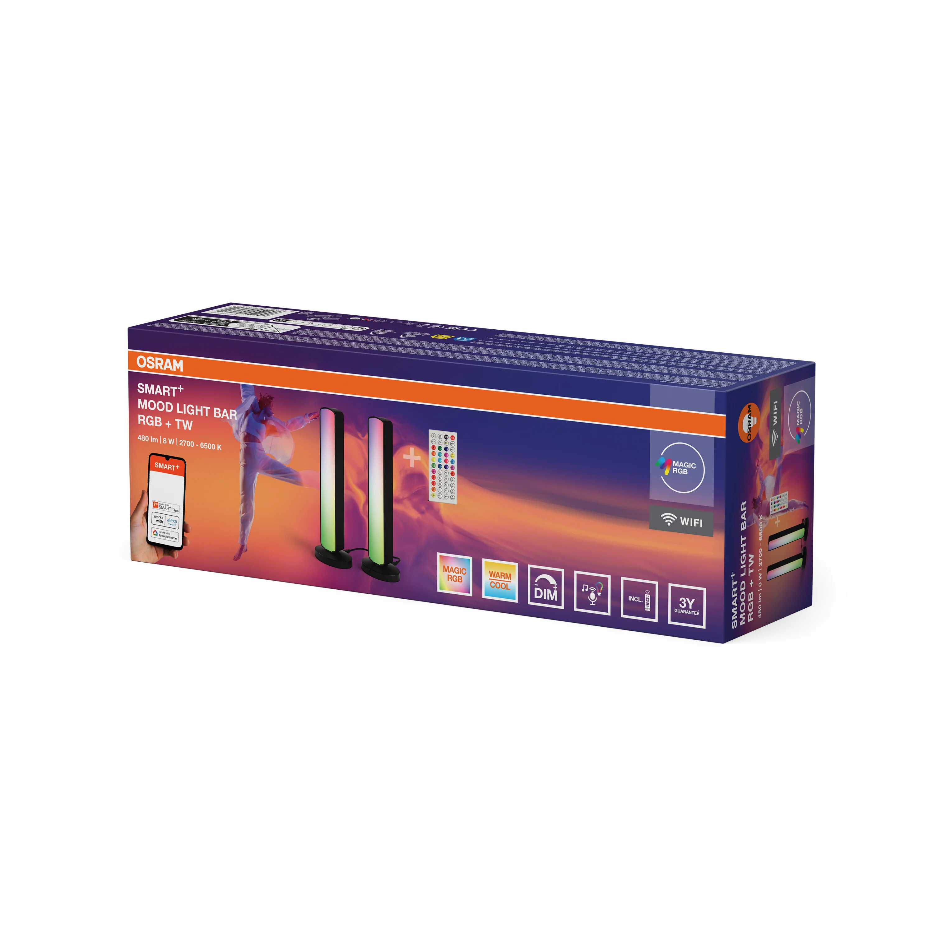 Plafon LED OSRAM SMART+ Wifi Mood Light czarny RGB + TW - Image 6