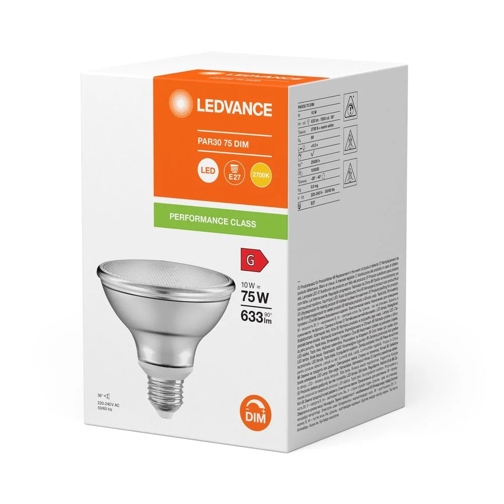 Reflektorowa Lampa LED PAR30 E27 ściemnialna 10W 2700K - Image 3
