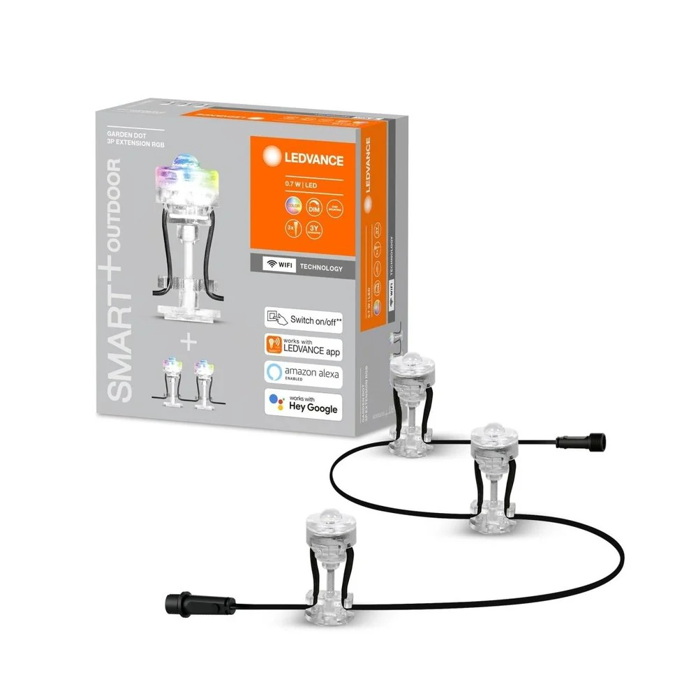 Słupek ogrodowy LED WiFi GARDEN DOT rozszerzenie 3 szt., 0,7W, inteligentny, punktowy, RGB - Image 5