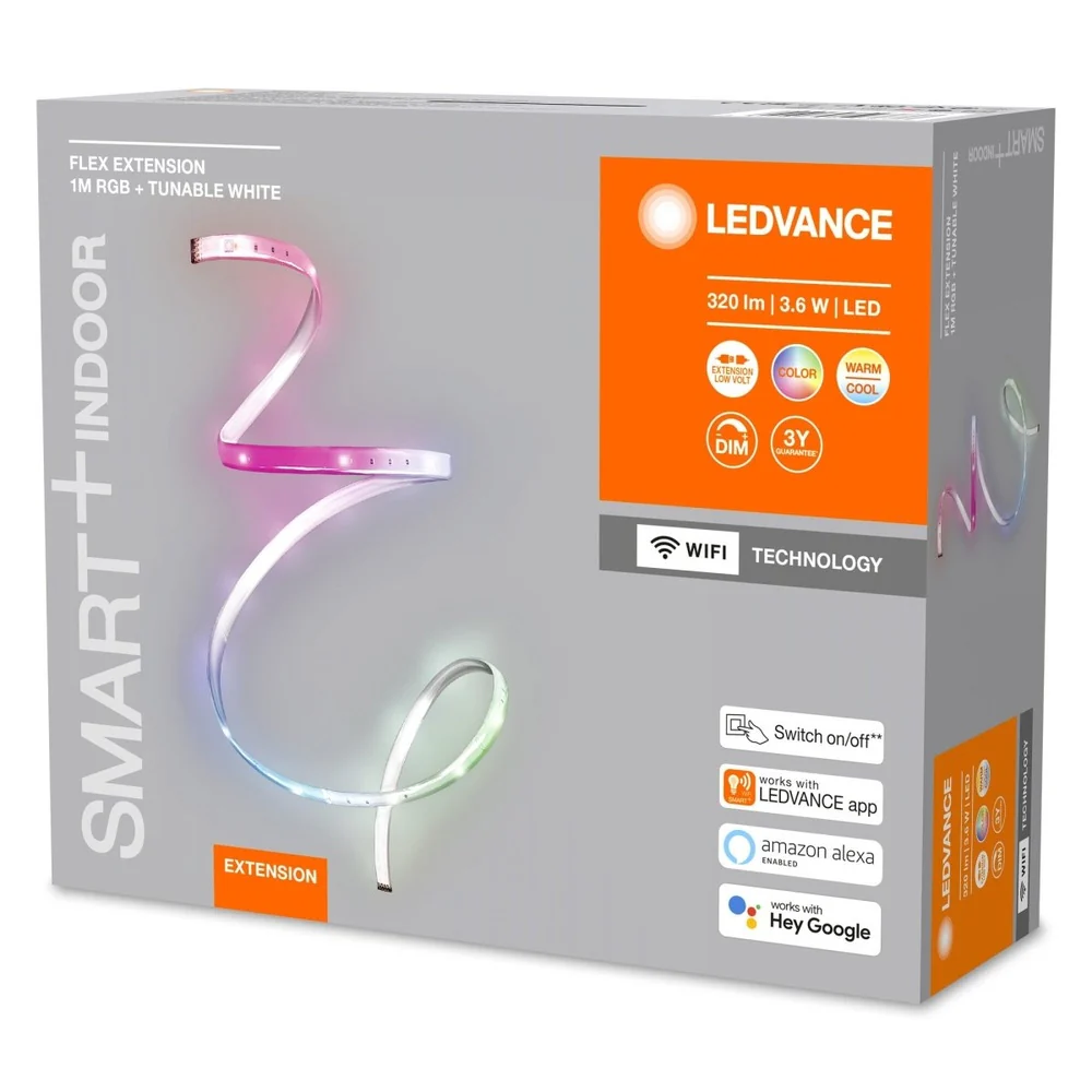 Taśma LED WiFi Flex 3,6W przedłużenie 1 m, inteligentna, wewnętrzna, ściemnialna, RGB, regulowana biel - Image 3