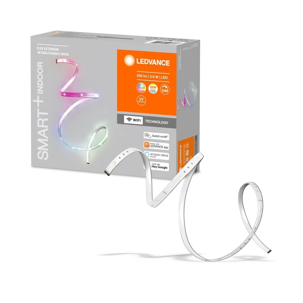 Taśma LED WiFi Flex 3,6W przedłużenie 1 m, inteligentna, wewnętrzna, ściemnialna, RGB, regulowana biel - Image 5