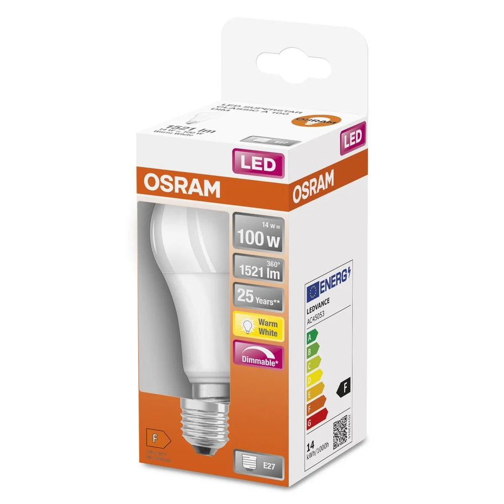 Ściemnialna Lampa LED Klasyczny krztałt E27 14W 2700K 1521 - Image 3
