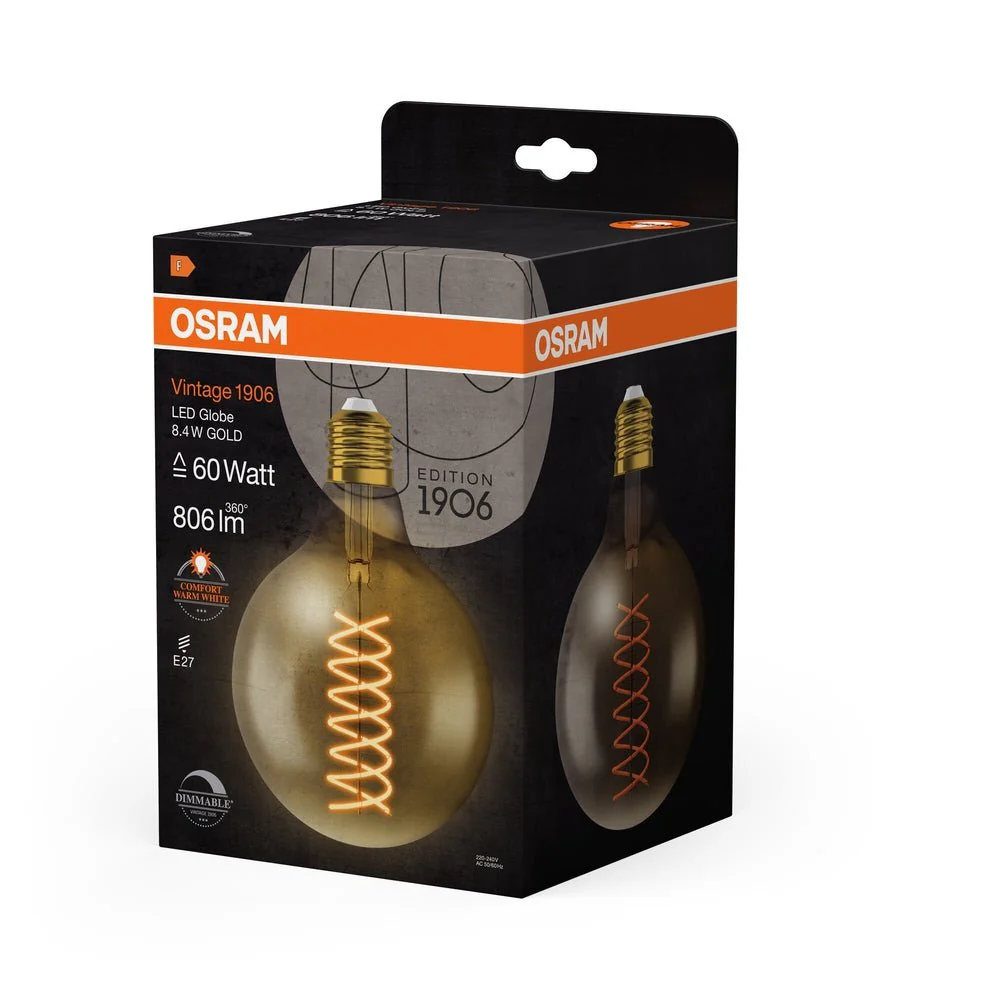 Ściemnialna Lampa LED Vintage klas. krztałt E27 8,4W 2400K - Image 3