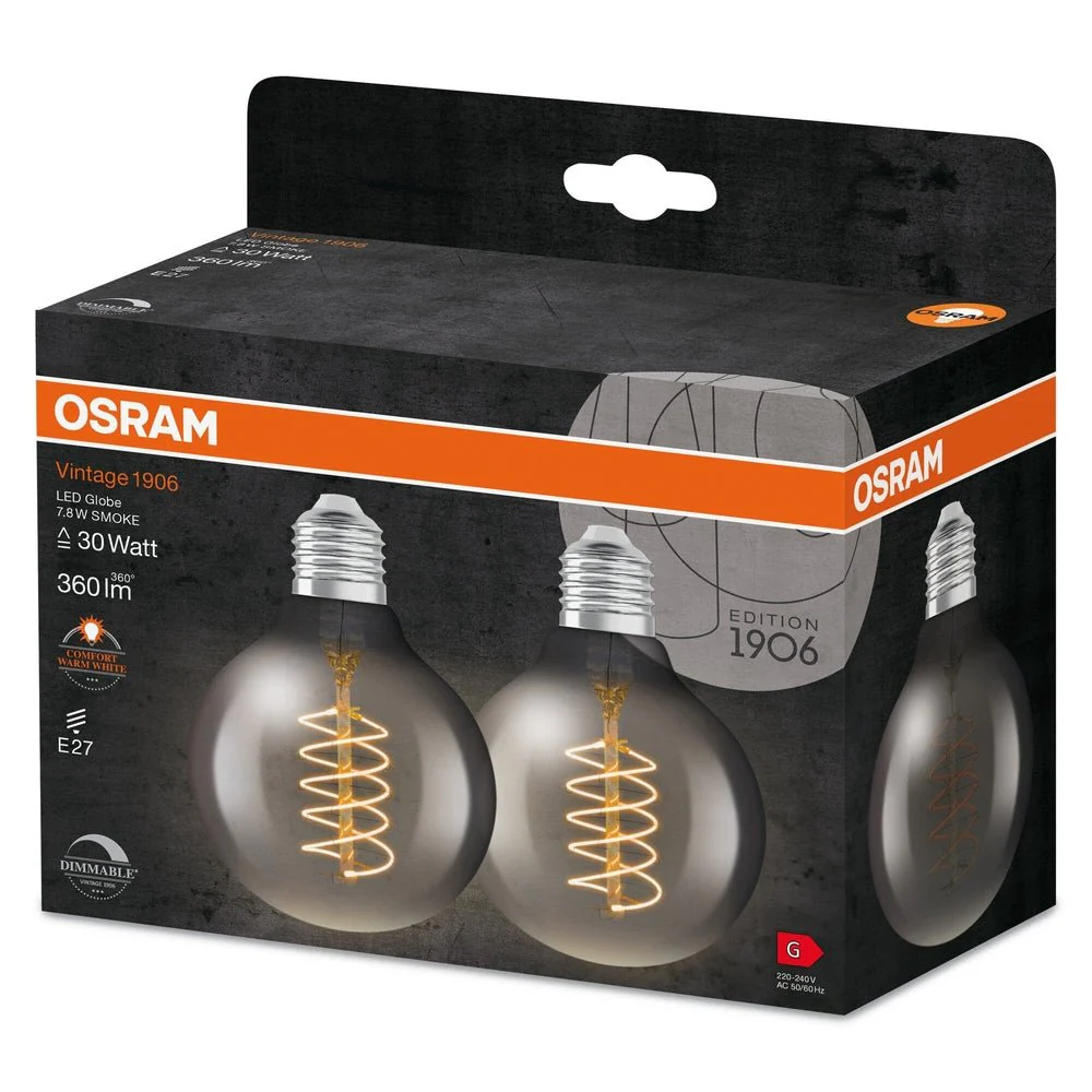 Ściemnialna Lampa LED Vintage Klasyczna Kula slim E27 7,8W - Image 3