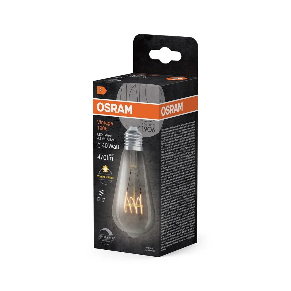 Ściemnialna Lampa LED Vintage żarówka Edison E27 4,8W 2700K - Image 3
