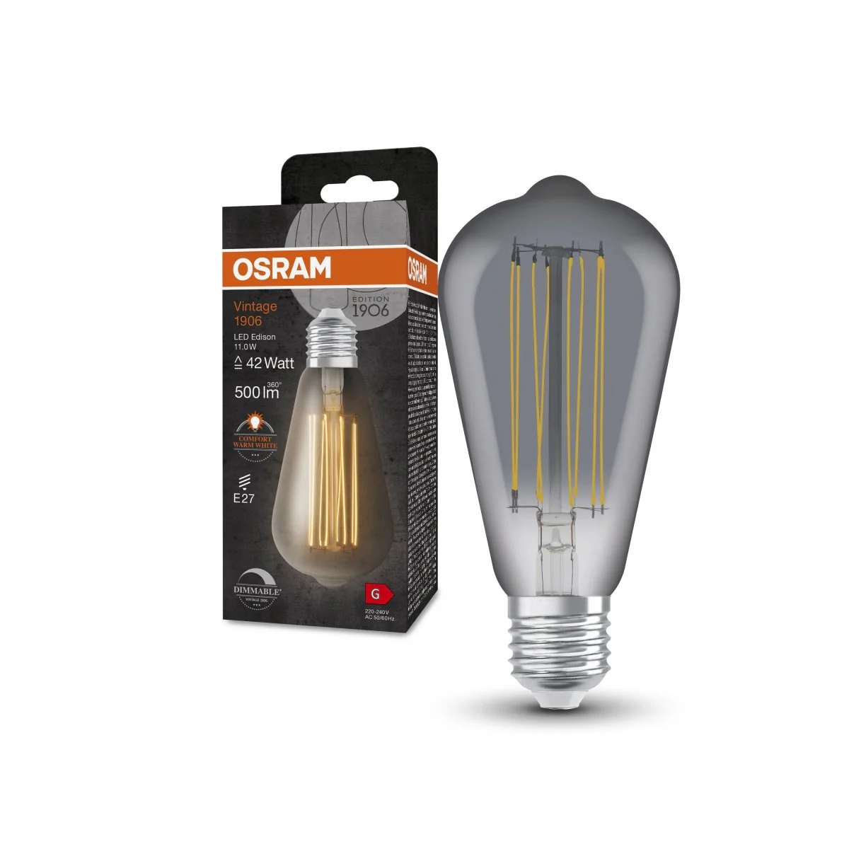 Ściemnialna Lampa LED Vintage żarówka Edisona E27 11W - Image 4
