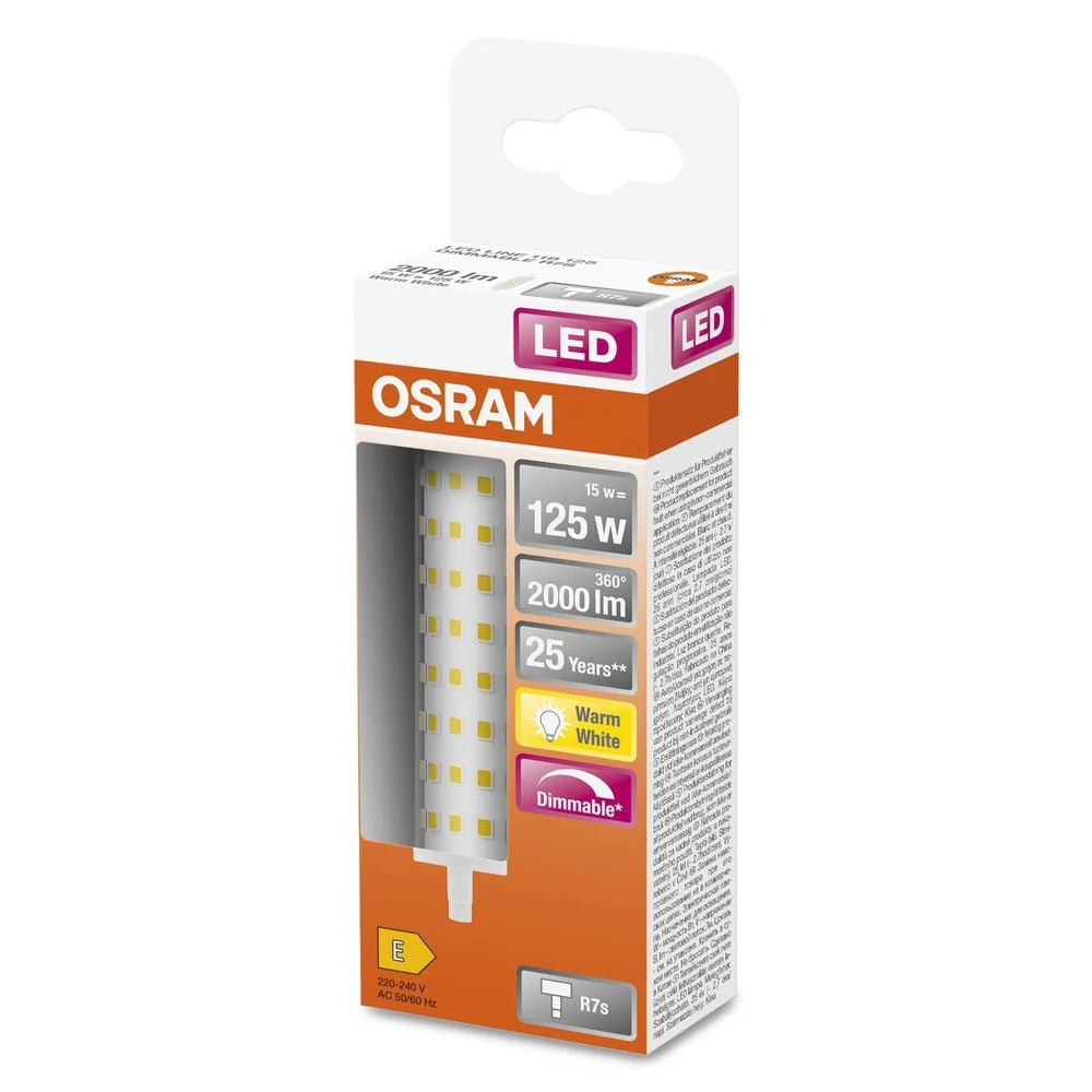 Ściemnialna Lampa LED z trzonkiem R7s R7s 15W 2700K 2000lm - Image 3