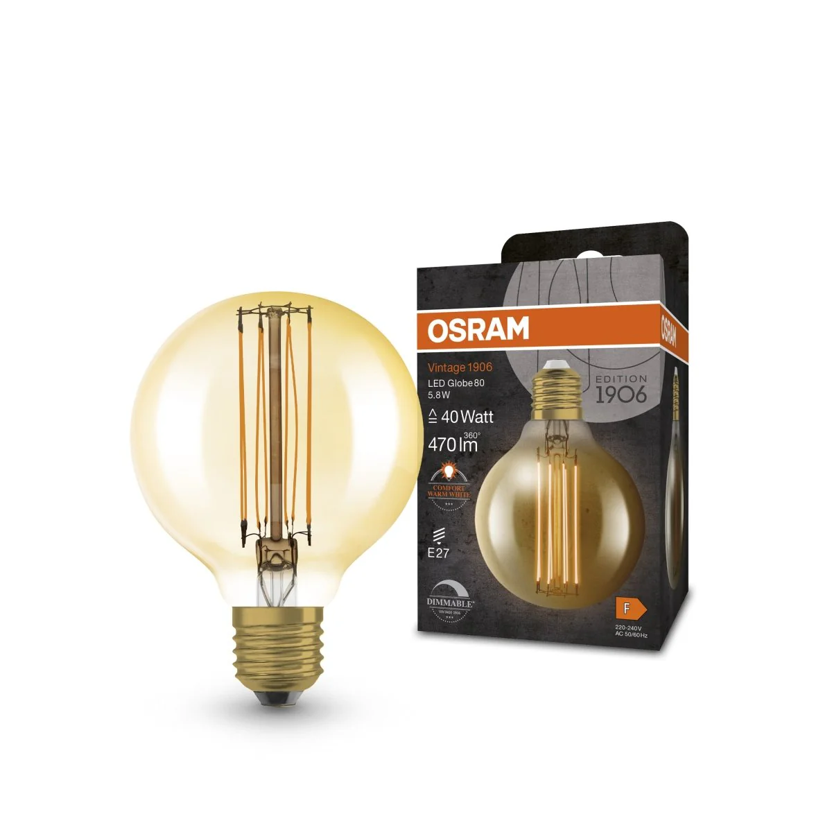 Ściemniana Lampa LED Vintage E27 5,8W 2200K 470lm - Image 4