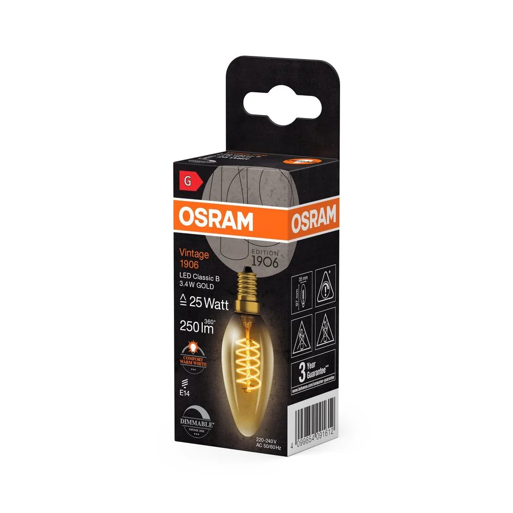Ściemniana Lampa LED Vintage żarówki świecowe E14 3,4W - Image 3