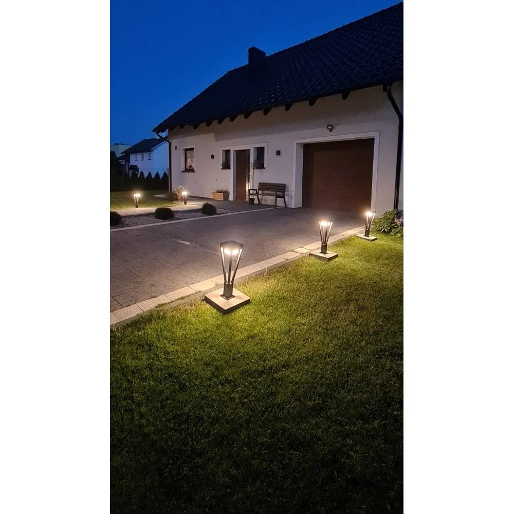 Słupek ogrodowy LED ENDURA STYLE SOLAR BOUQUET 6W, solarny, czarny, z czujnikiem ruchu i zmierzchu, barwa ciepła, 50 cm - Image 10