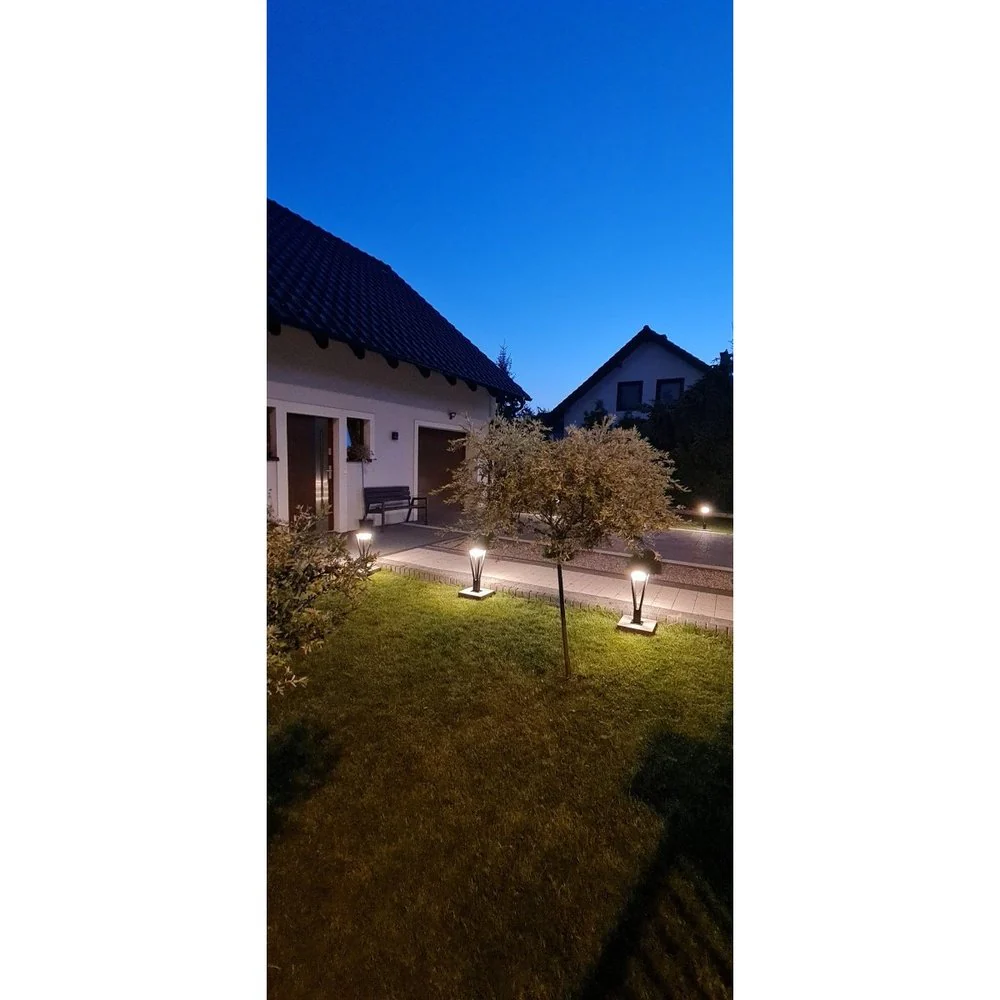 Słupek ogrodowy LED ENDURA STYLE SOLAR BOUQUET 6W, solarny, czarny, z czujnikiem ruchu i zmierzchu, barwa ciepła, 50 cm - Image 9