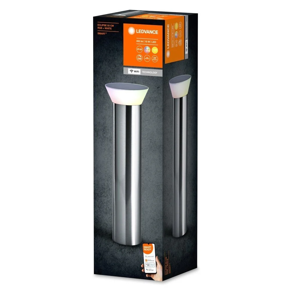 Słupek ogrodowy LED WiFi 10W, inteligentny Smart+ Eclipse Pathway Multicolor 50 cm, RGB, barwa ciepła. - Image 3