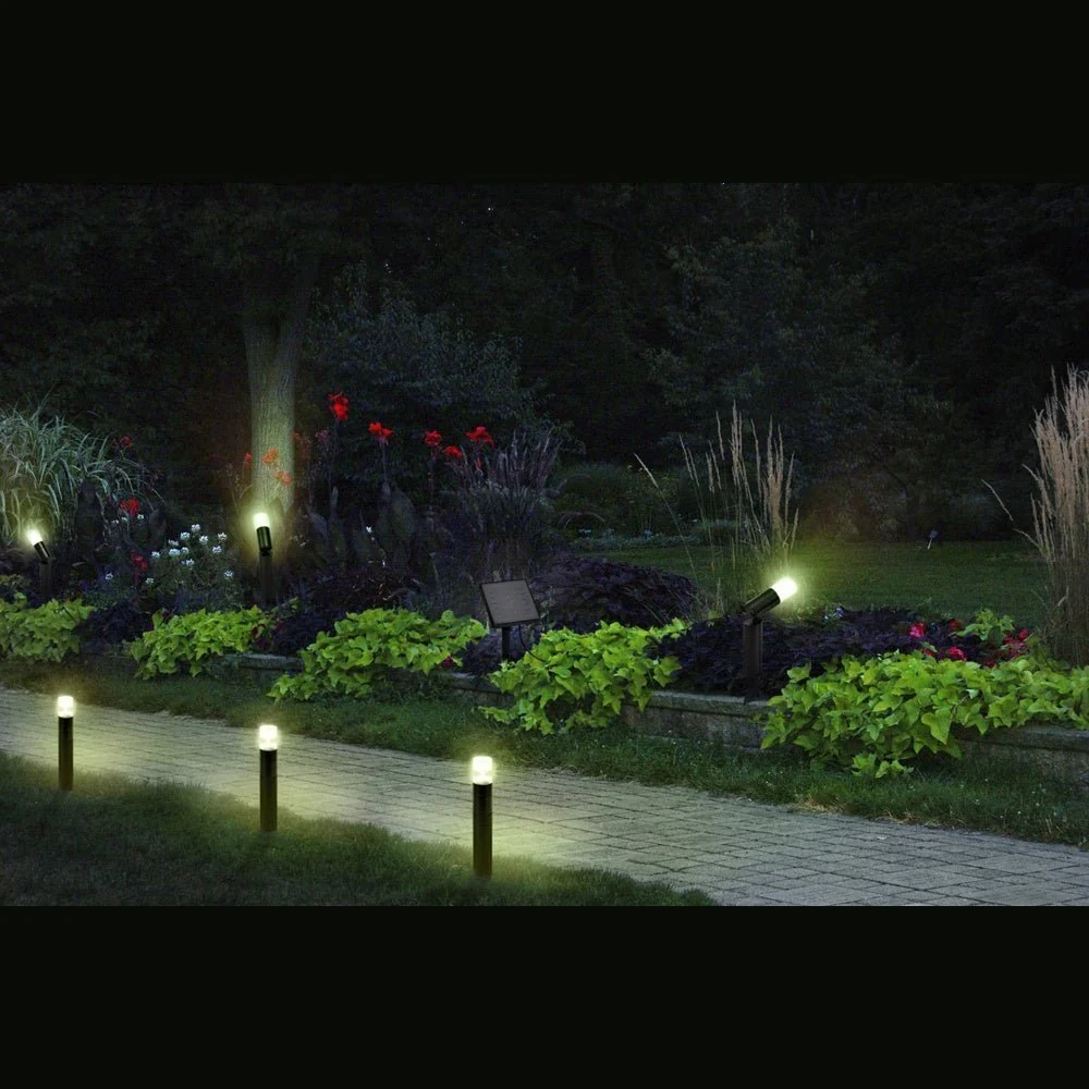 Słupek ogrodowy LED 1W, inteligentny Smart+ Solar Spot&Bollard Multicolor RGB, barwa ciepła. - Image 4