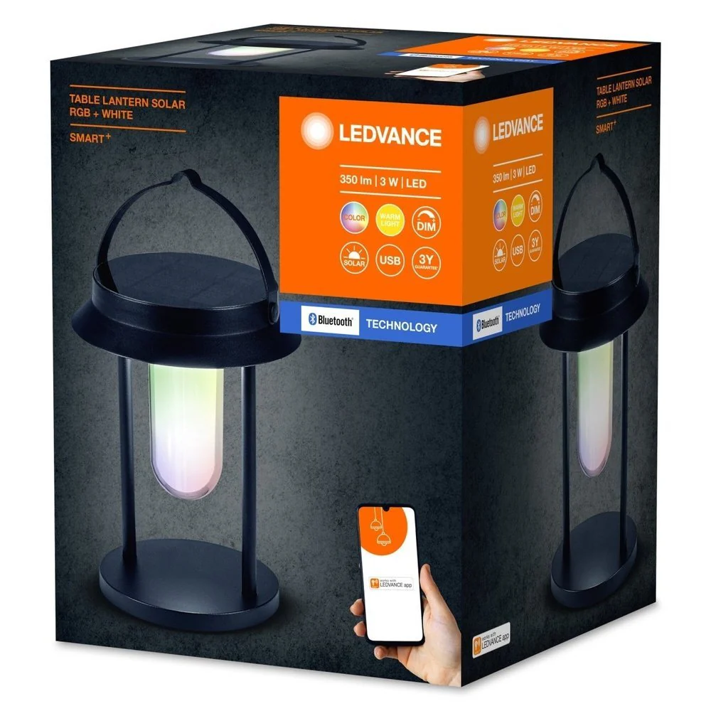 Lampa stołowa LED Smart+ 3W, inteligentna Solar Table Lantern Multicolor RGB, barwa ciepła. - Image 3
