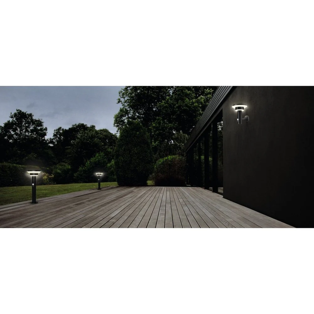 Kinkiet zewnętrzny LED ENDURA STYLE Solar Sensor Wall Double Circle 6W BK - Image 4