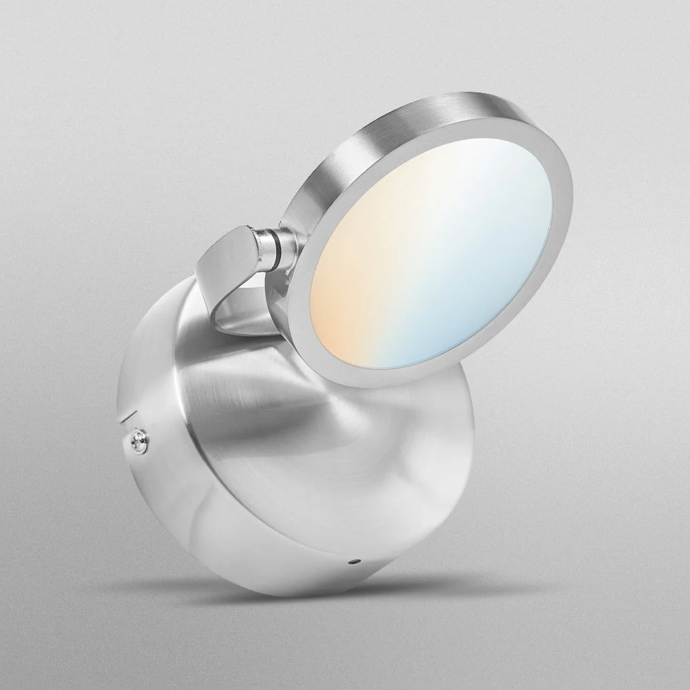 Lampa wewnętrzna ścienna LED WiFi 7,5W, inteligentna, Sun@Home Bathroom Round, 110 mm, regulowana biel. - Image 4