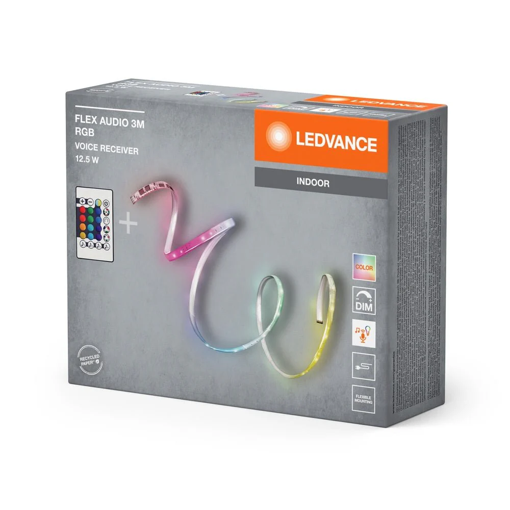 Taśma LED RGB ciepłe światło pilot 12,50W - Image 3